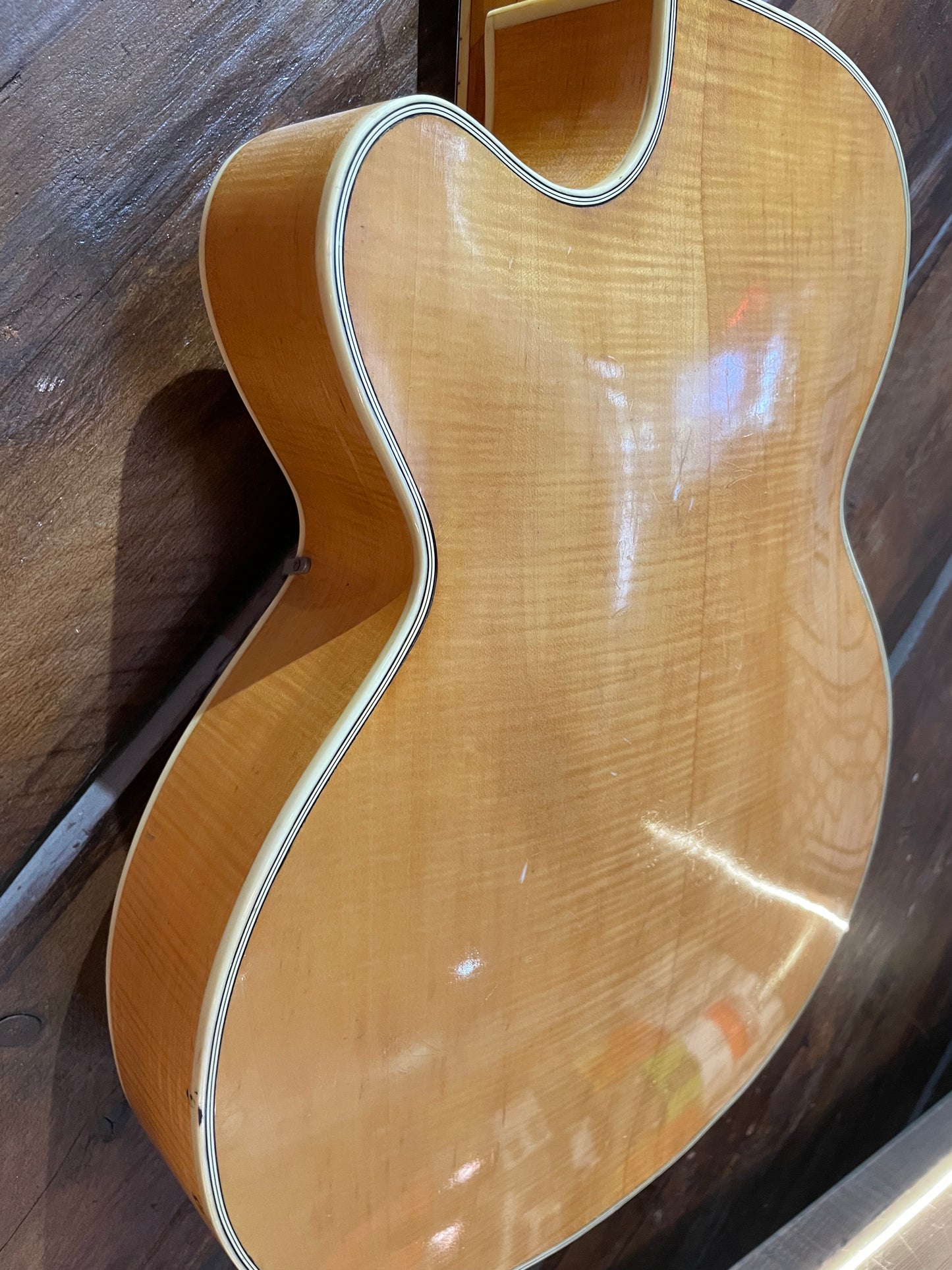 S/H 1959 Hofner Senator Hollow-Body Archtop, Natural