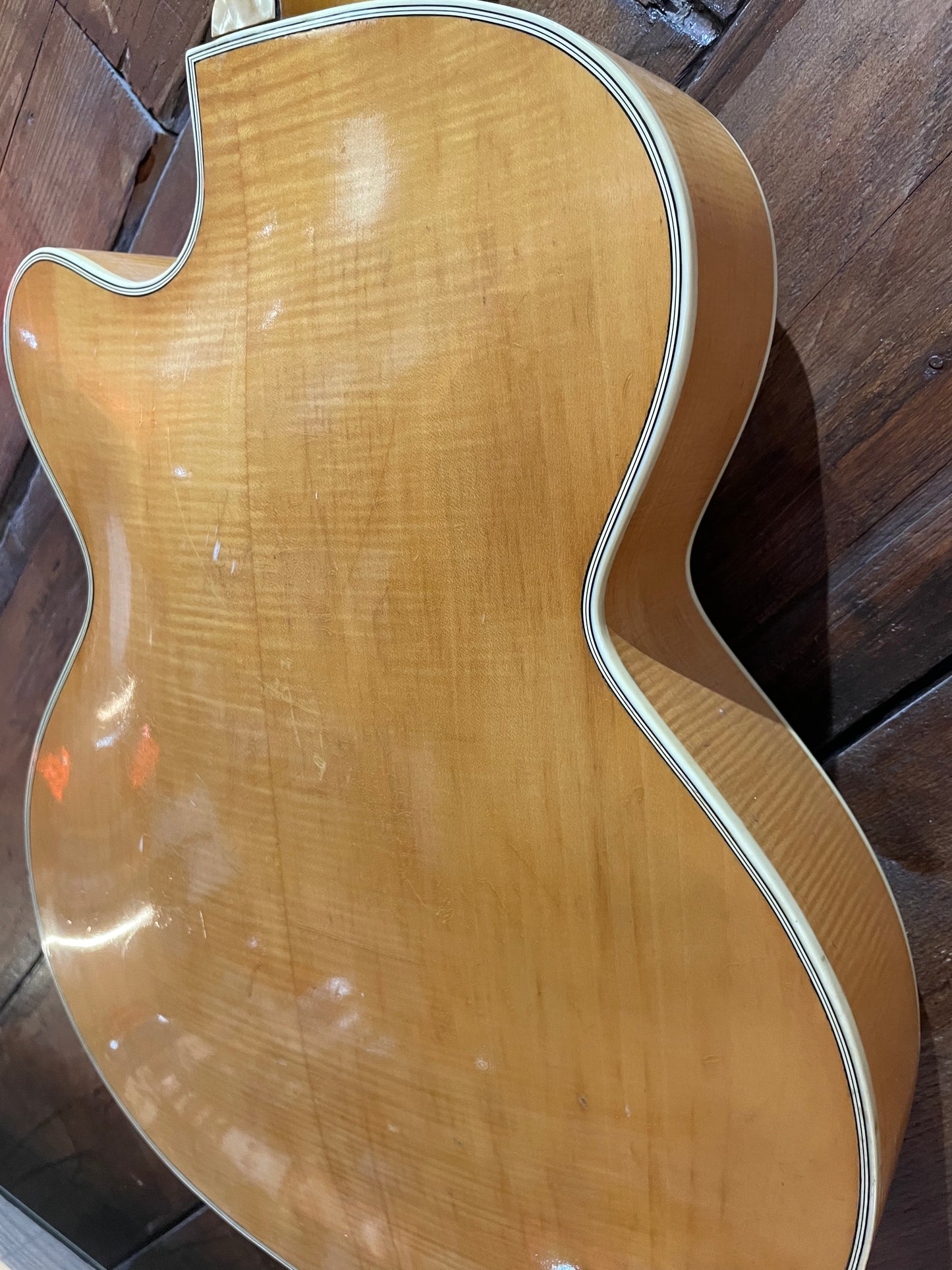 S/H 1959 Hofner Senator Hollow-Body Archtop, Natural