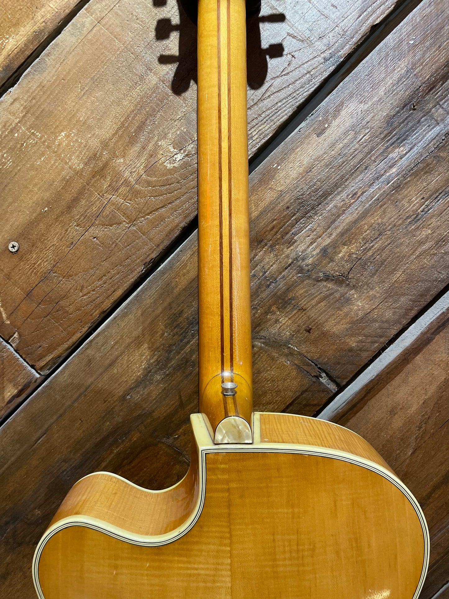 S/H 1959 Hofner Senator Hollow-Body Archtop, Natural