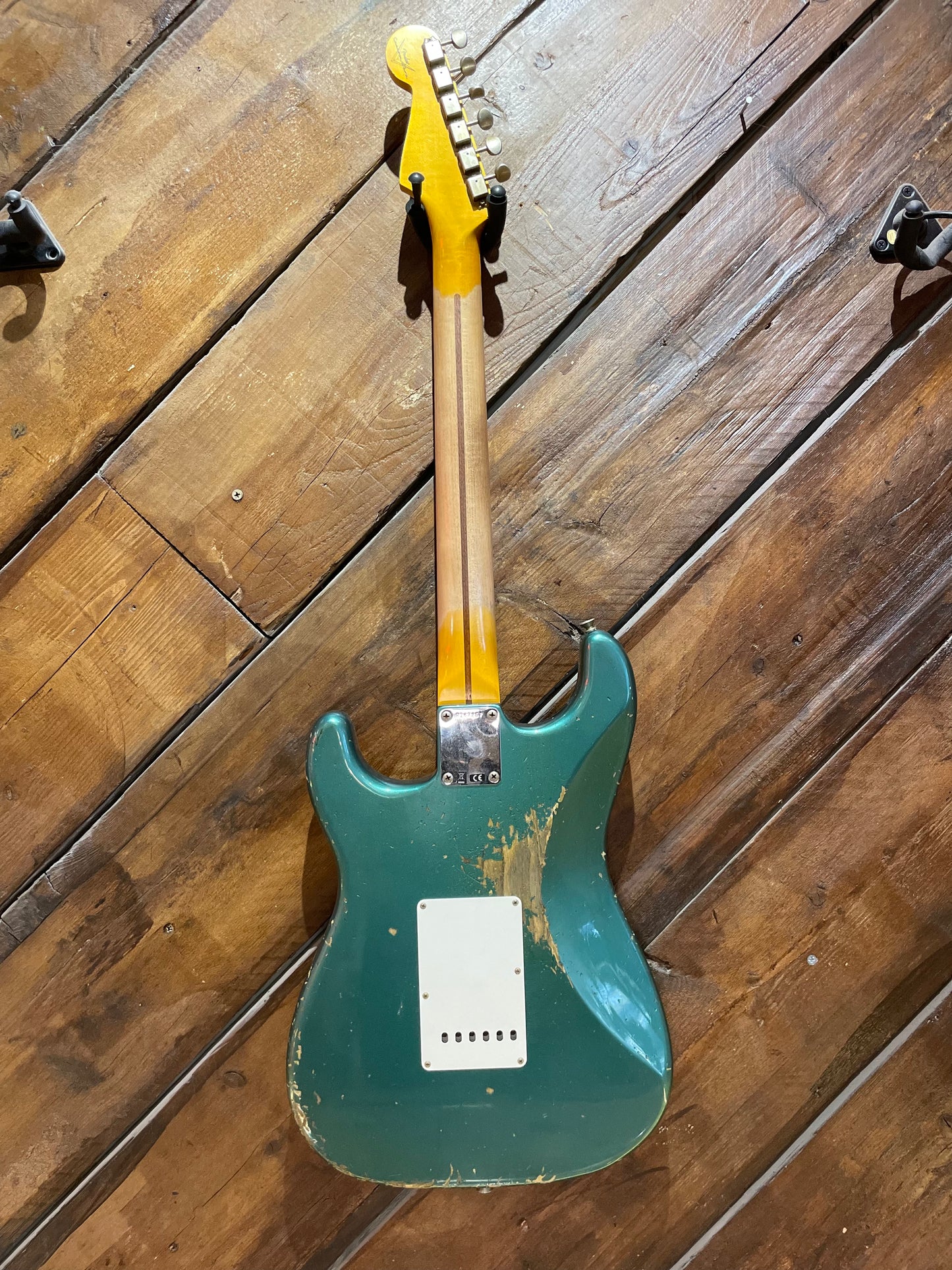 Fender Custom Shop 1957 Heavy Relic Stratocaster, Aged Sherwood Green Metallic