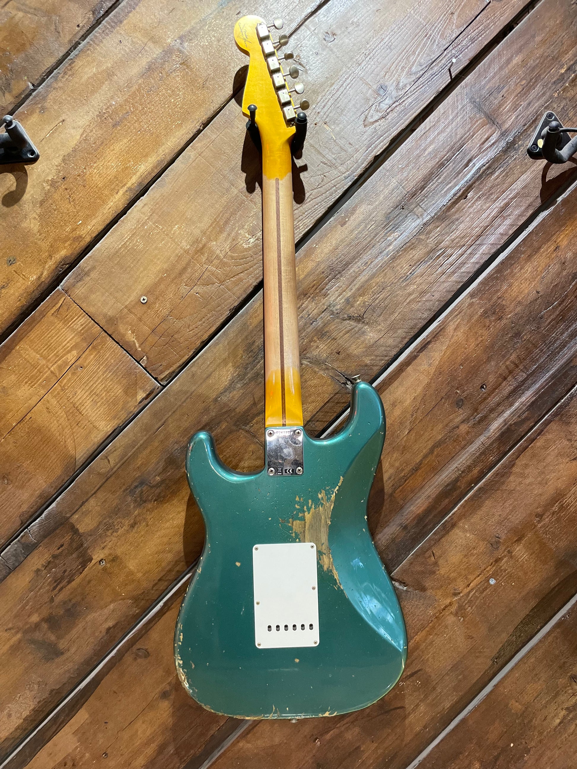 Fender Custom Shop 1957 Heavy Relic Stratocaster, Aged Sherwood Green Metallic