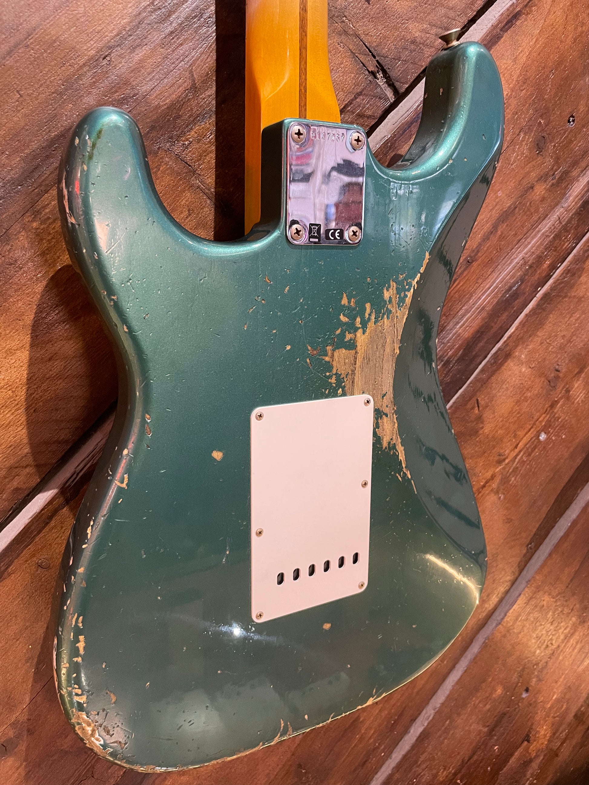 Fender Custom Shop 1957 Heavy Relic Stratocaster, Aged Sherwood Green Metallic