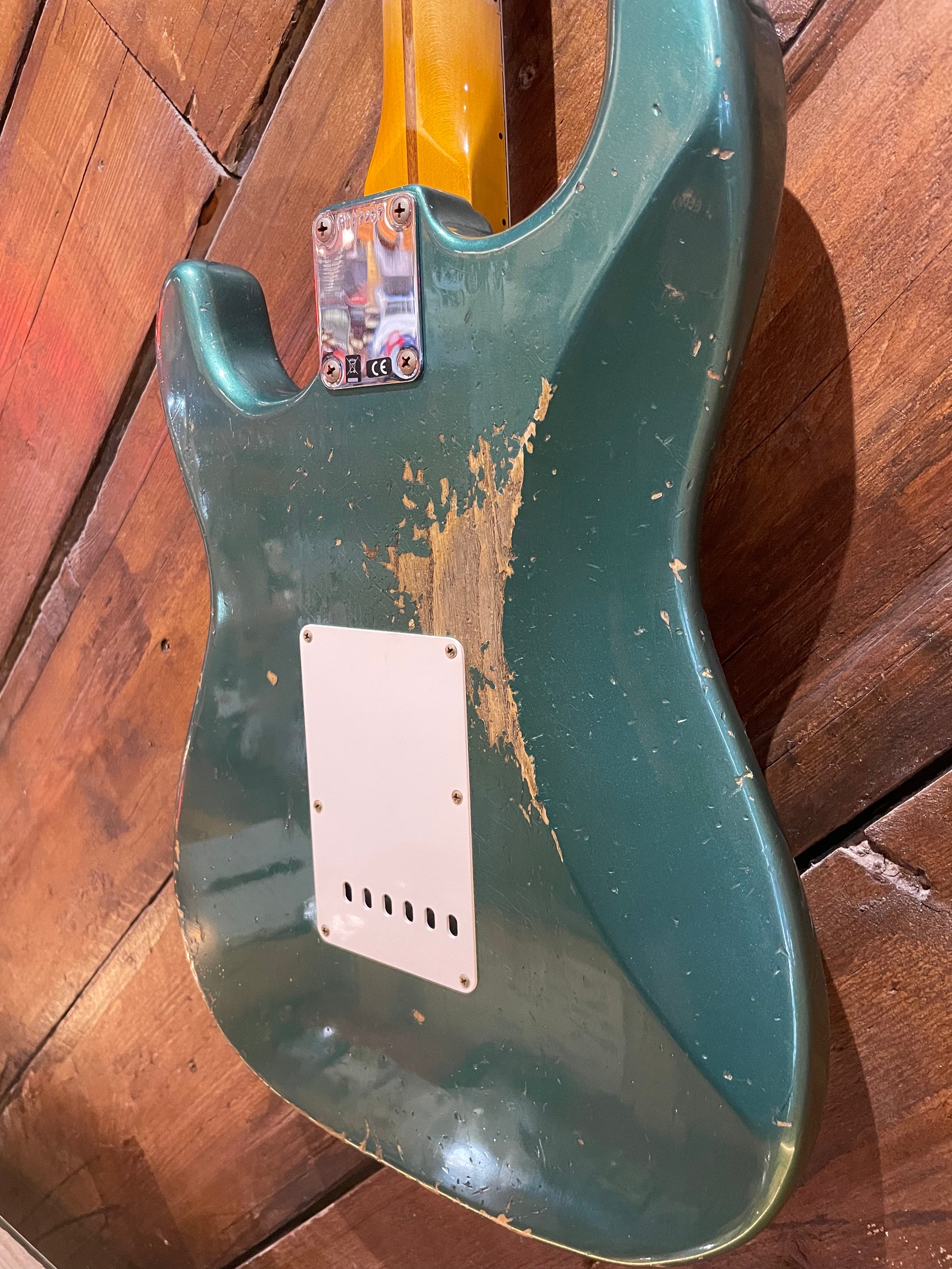 Fender Custom Shop 1957 Heavy Relic Stratocaster, Aged Sherwood Green Metallic