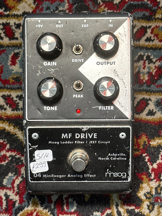 S/H Moog MiniFooger Analog Drive, Overdrive Pedal