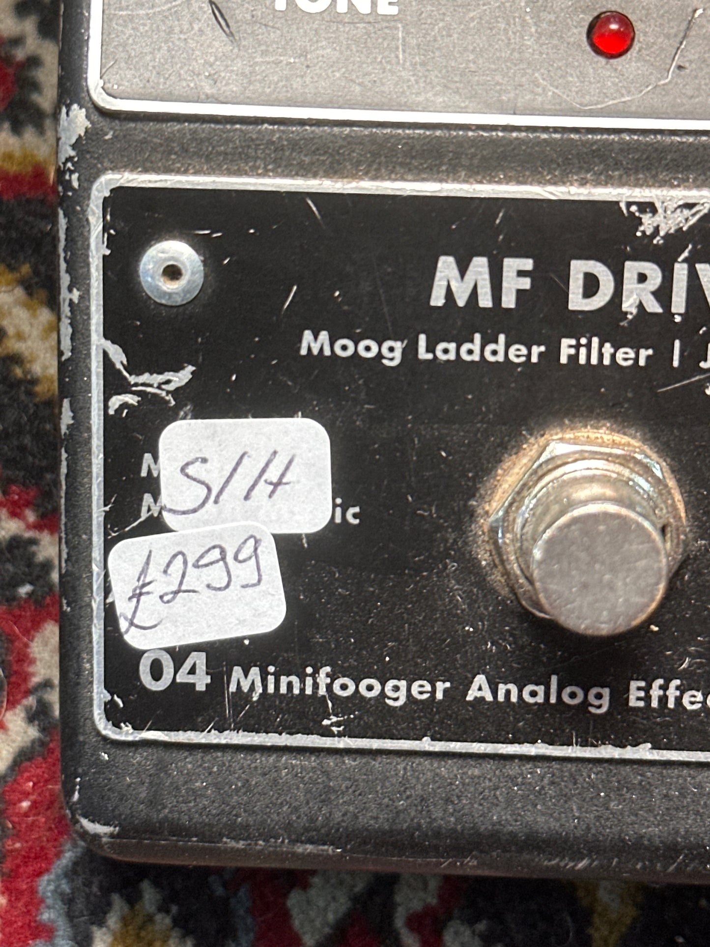S/H Moog MiniFooger Analog Drive, Overdrive Pedal