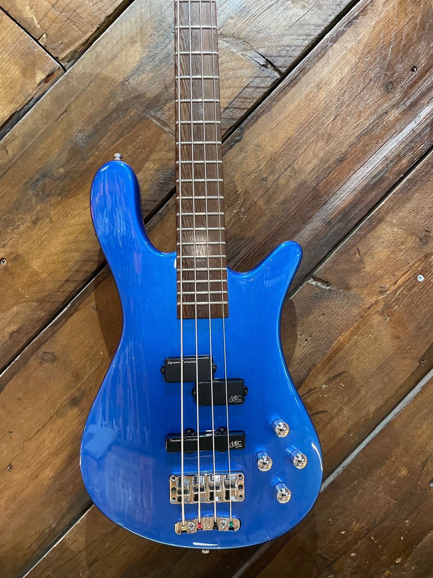 S/H Warwick Rockbass Streamer LX-4 Electric Bass, Metallic Blue