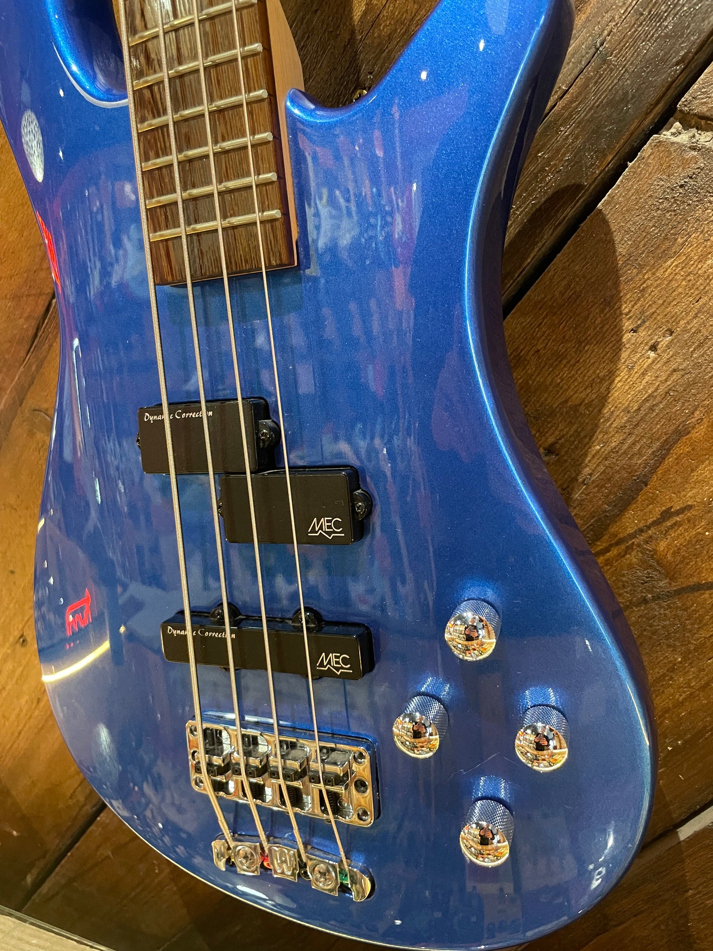 S/H Warwick Rockbass Streamer LX-4 Electric Bass, Metallic Blue