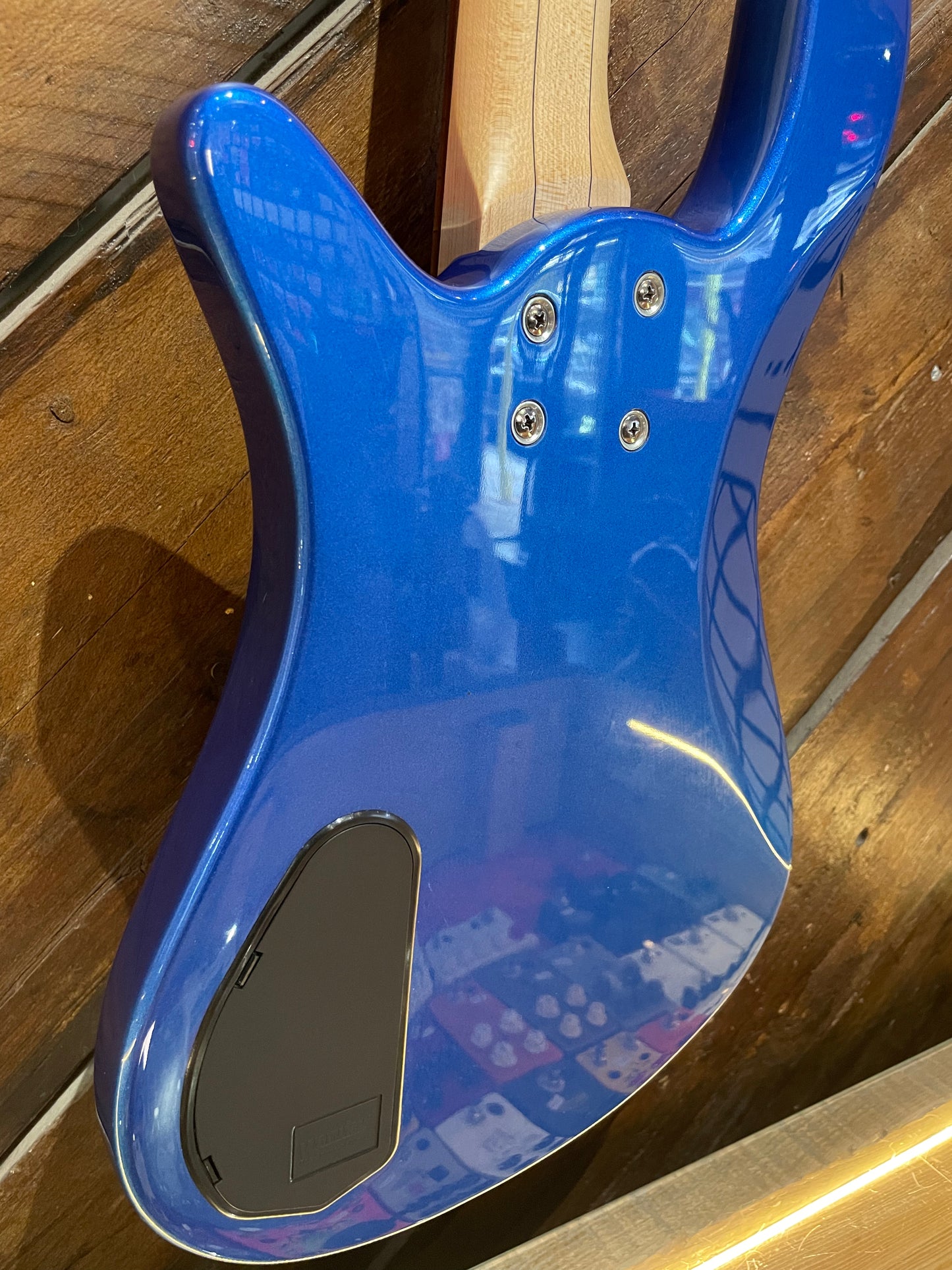 S/H Warwick Rockbass Streamer LX-4 Electric Bass, Metallic Blue