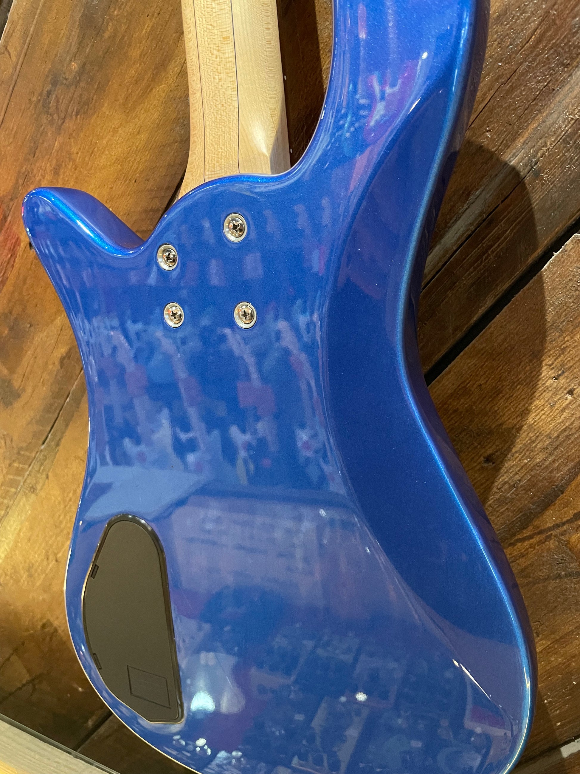 S/H Warwick Rockbass Streamer LX-4 Electric Bass, Metallic Blue
