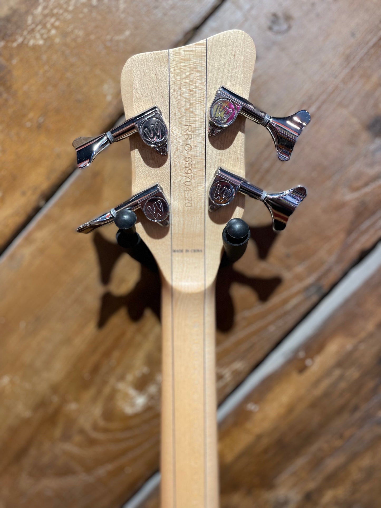 S/H Warwick Rockbass Streamer LX-4 Electric Bass, Metallic Blue