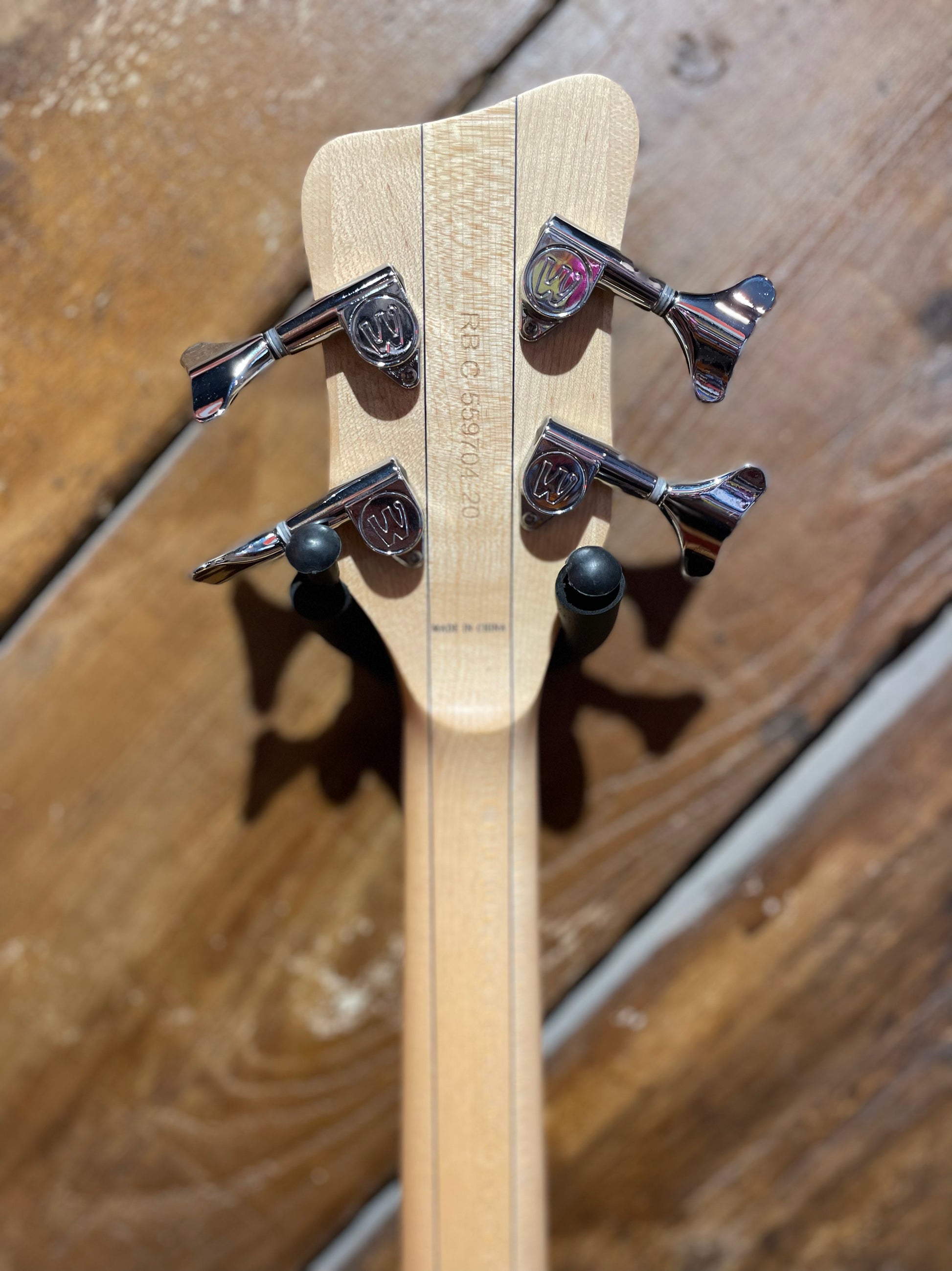 S/H Warwick Rockbass Streamer LX-4 Electric Bass, Metallic Blue