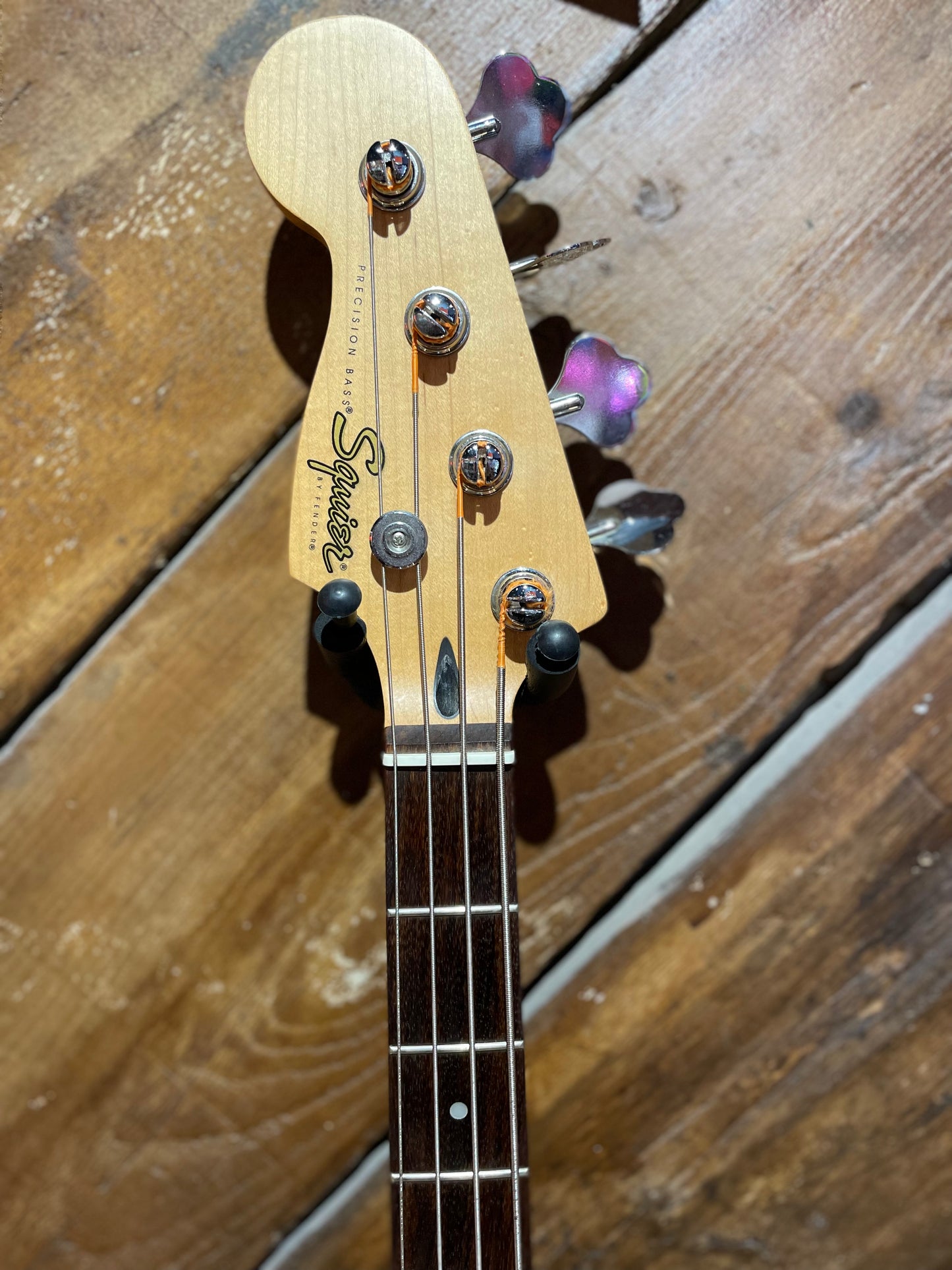 S/H 1998 Squier Korea Precision Bass Left Handed, Lake Placid Blue