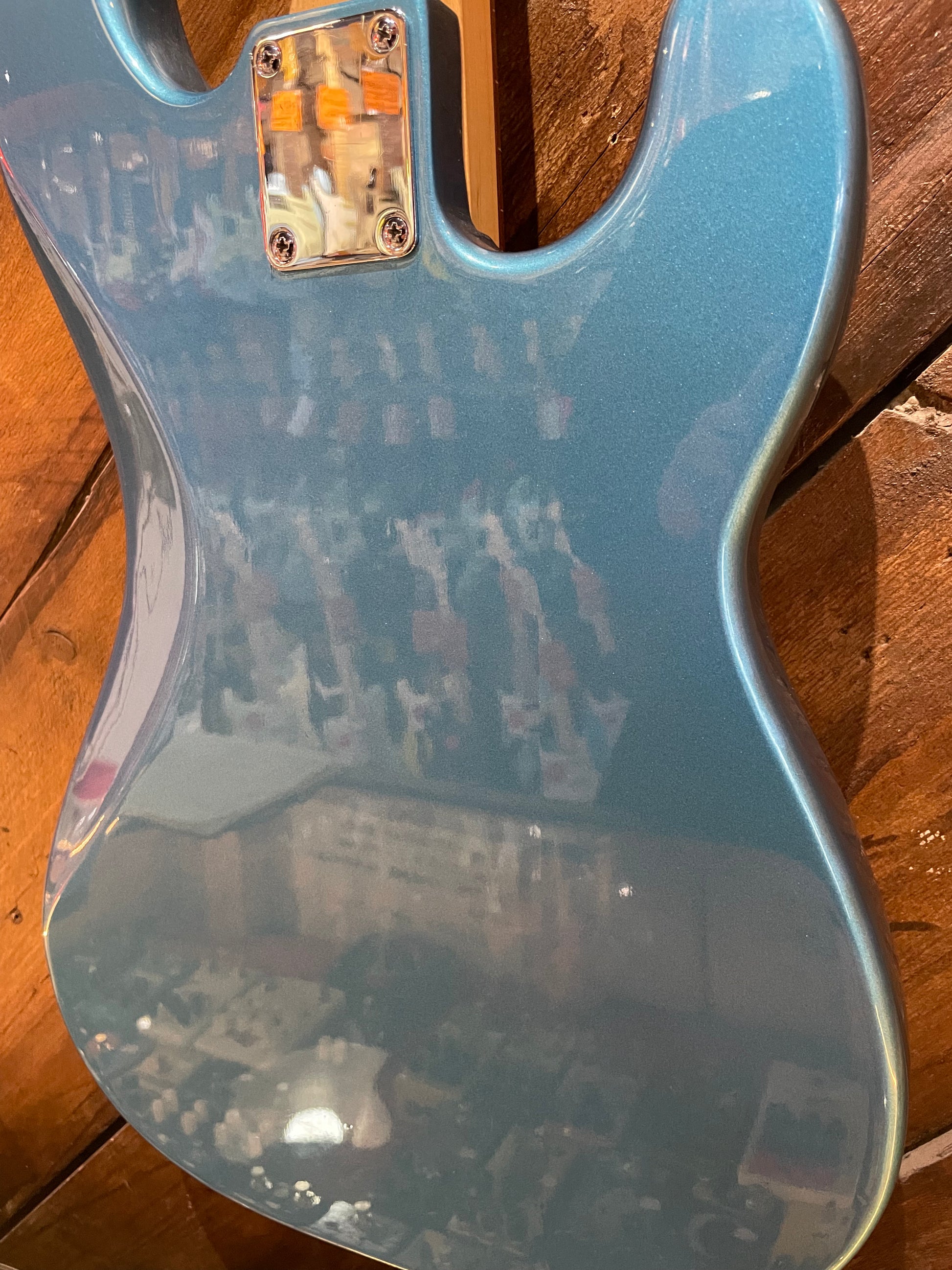 S/H 1998 Squier Korea Precision Bass Left Handed, Lake Placid Blue