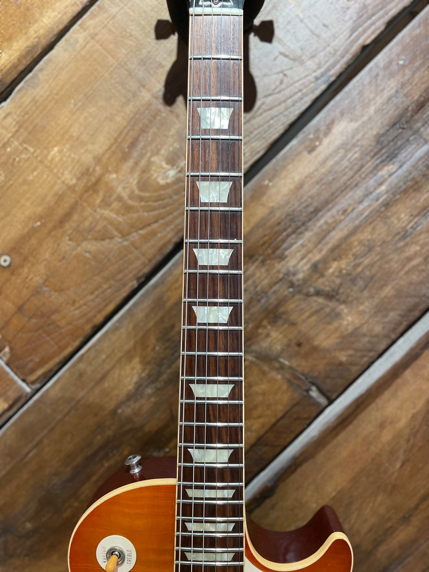 S/H 2012 Gibson Custom Shop R9 Les Paul Standard '59 Reissue 'Flame Top' Iced Tea Burst