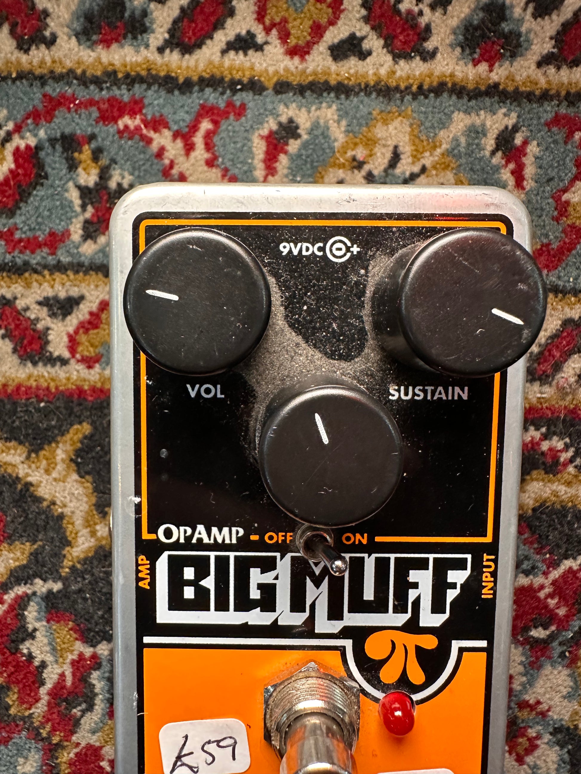 S/H Electro Harmonix Op Amp Big Muff Pi Fuzz / Distortion / Sustainer Pedal