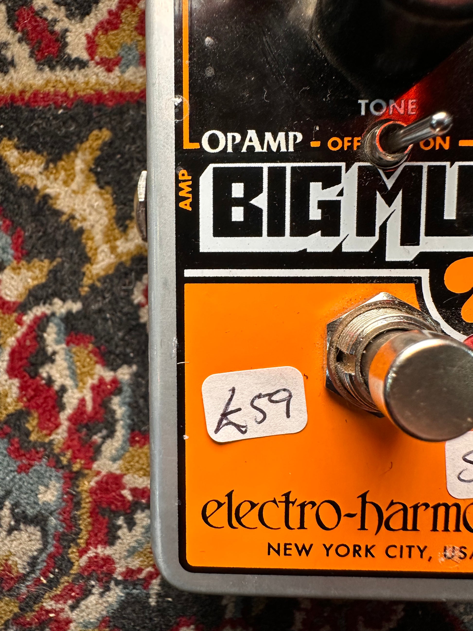 S/H Electro Harmonix Op Amp Big Muff Pi Fuzz / Distortion / Sustainer Pedal