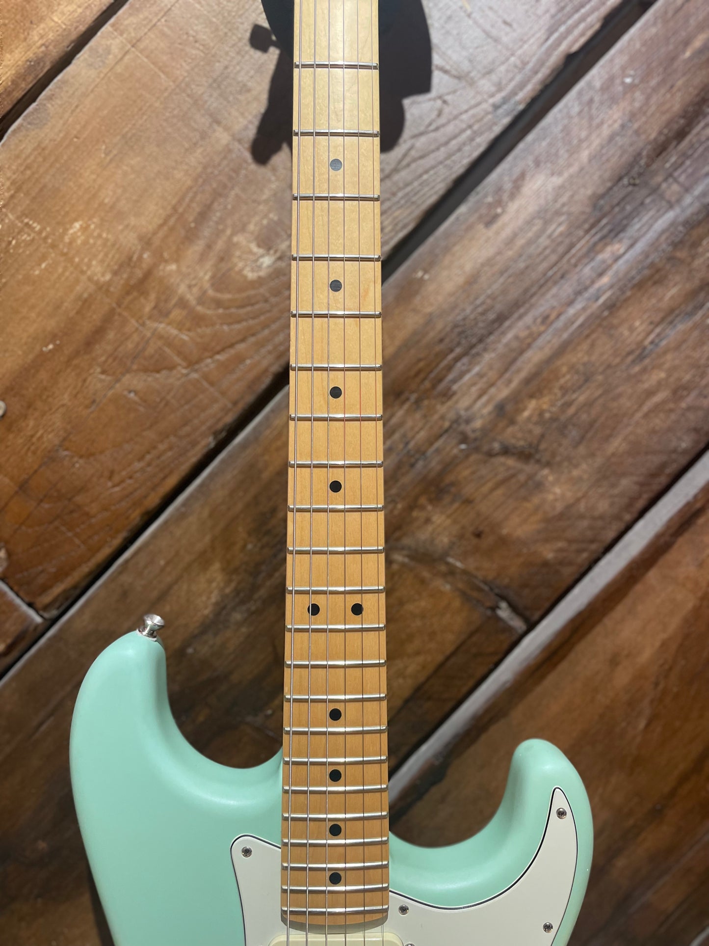 S/H 2022 Fender Performer Stratocaster HSS, Satin Surf Green