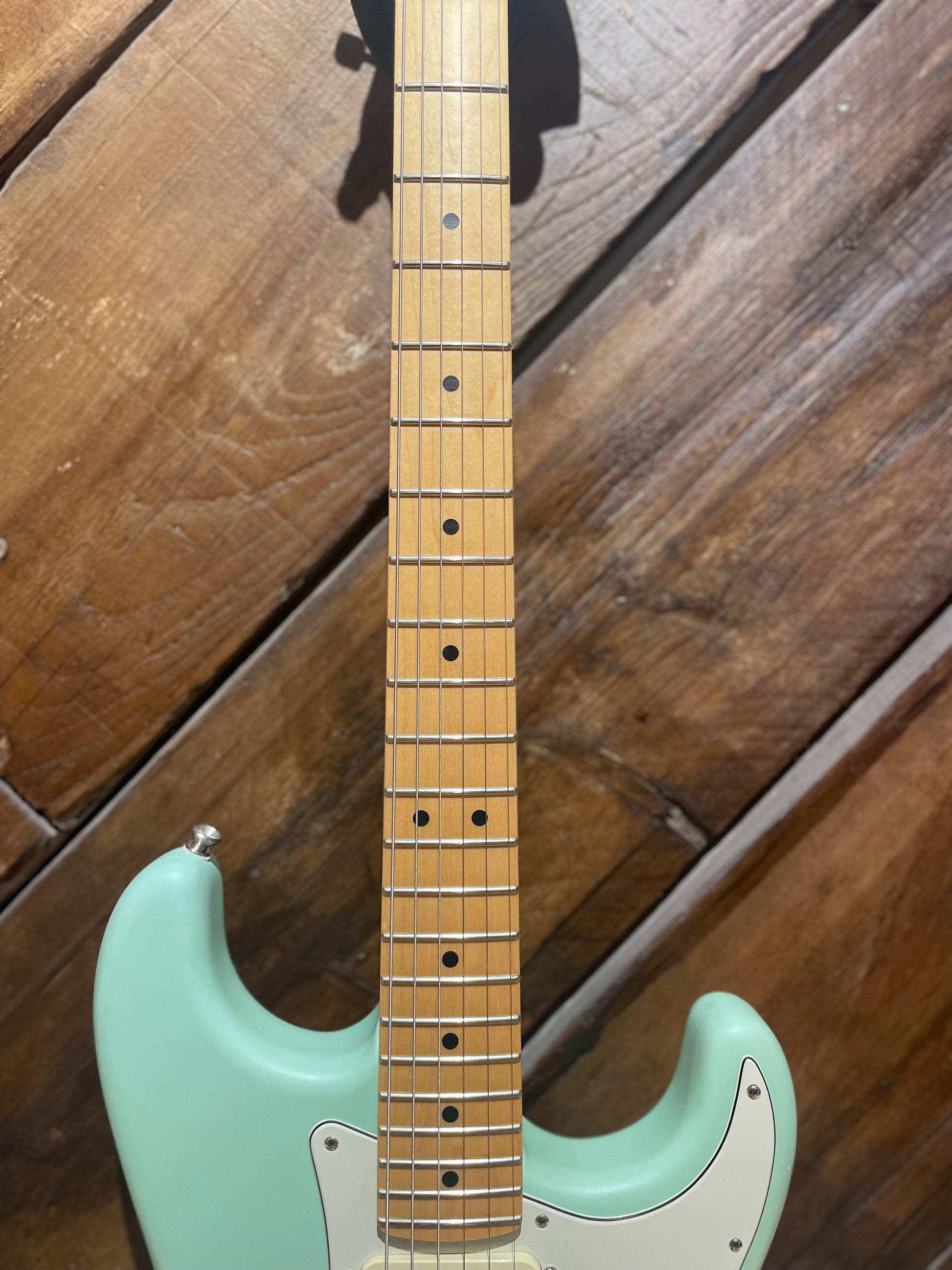 S/H 2022 Fender Performer Stratocaster HSS, Satin Surf Green