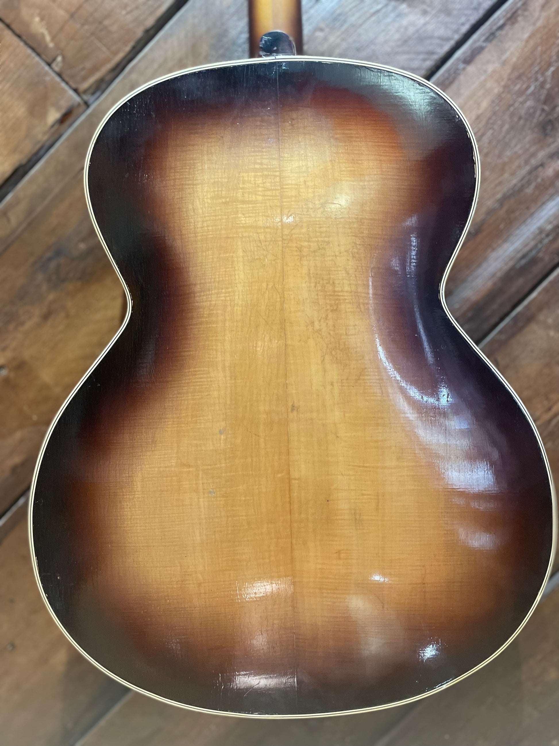 S/H 1958 Hofner Senator Hollow Body Archtop Guitar, Sunburst