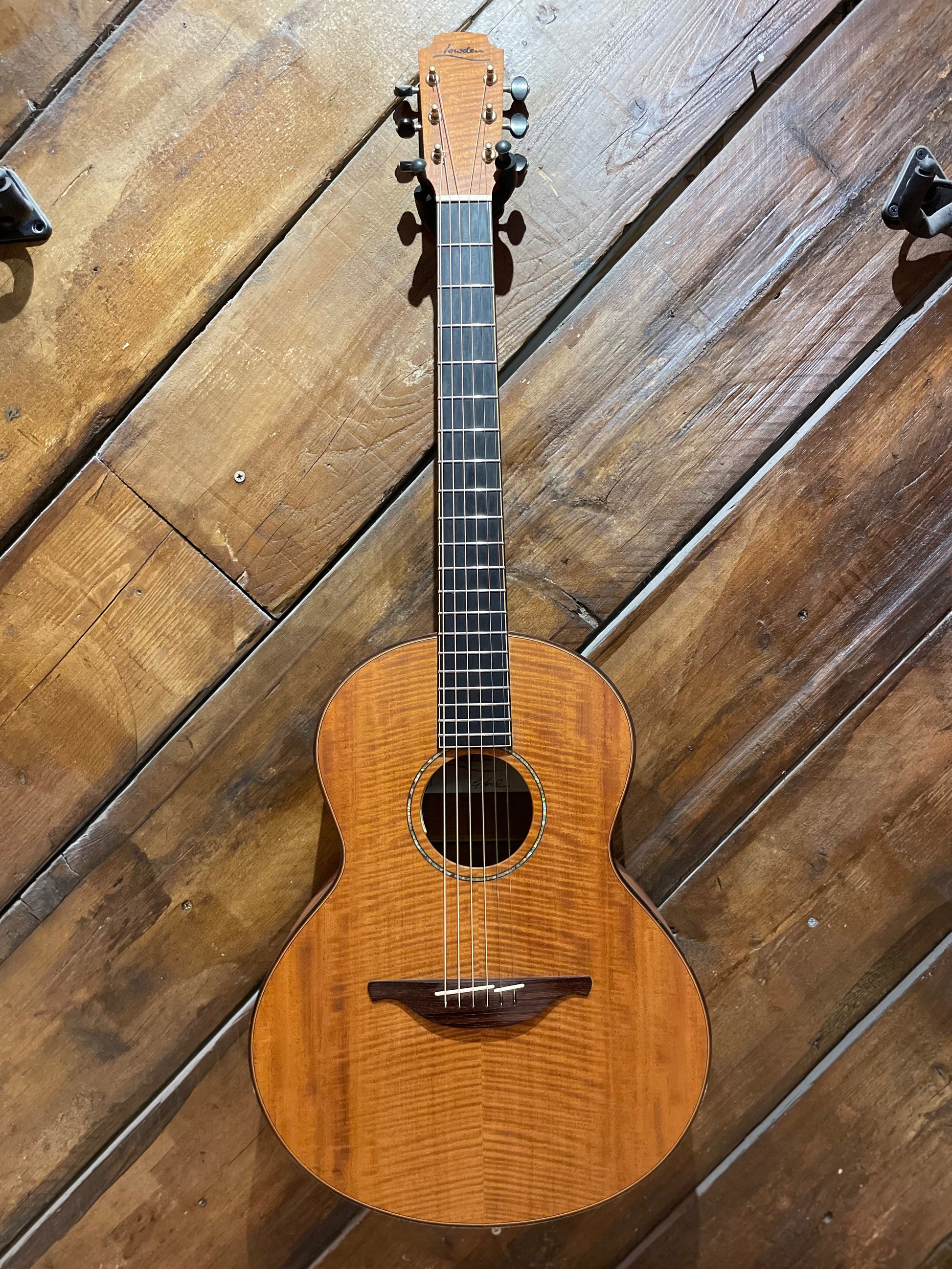 S/H Lowden S-35M Acoustic Guitar, Flamed Mahogany