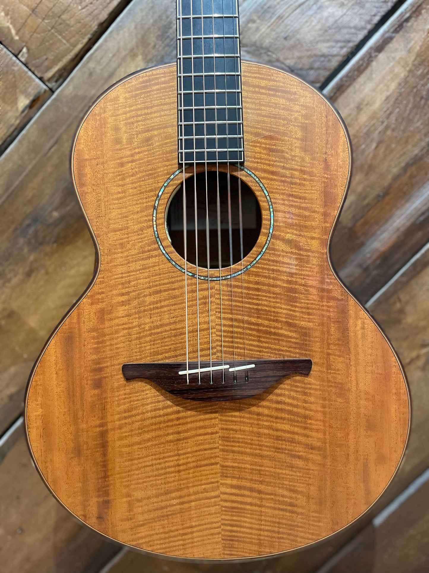 S/H Lowden S-35M Acoustic Guitar, Flamed Mahogany
