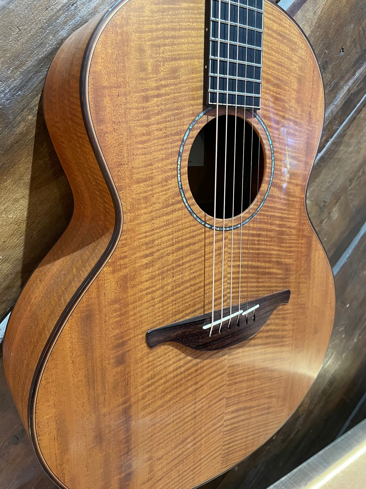 S/H Lowden S-35M Acoustic Guitar, Flamed Mahogany