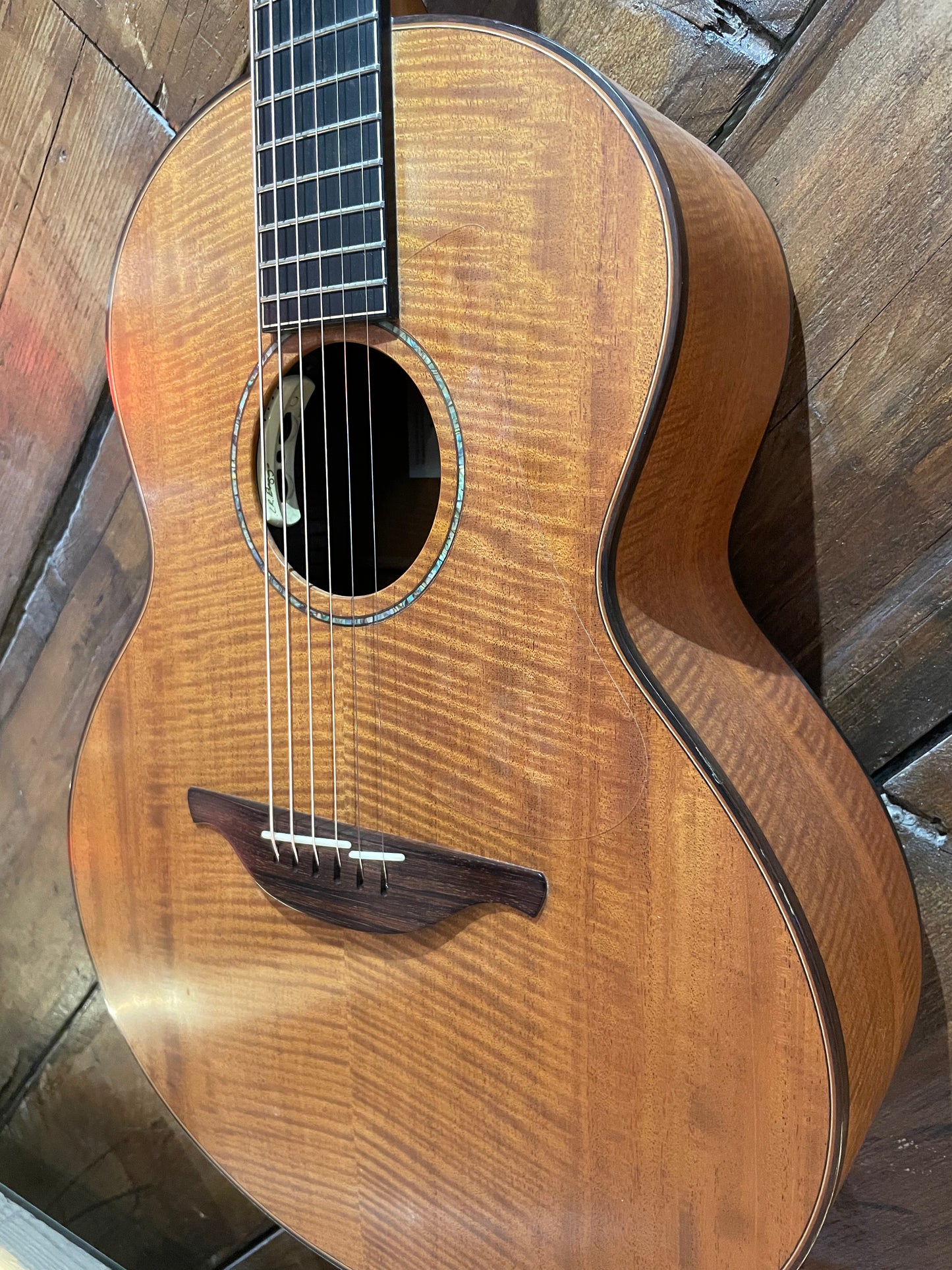 S/H Lowden S-35M Acoustic Guitar, Flamed Mahogany