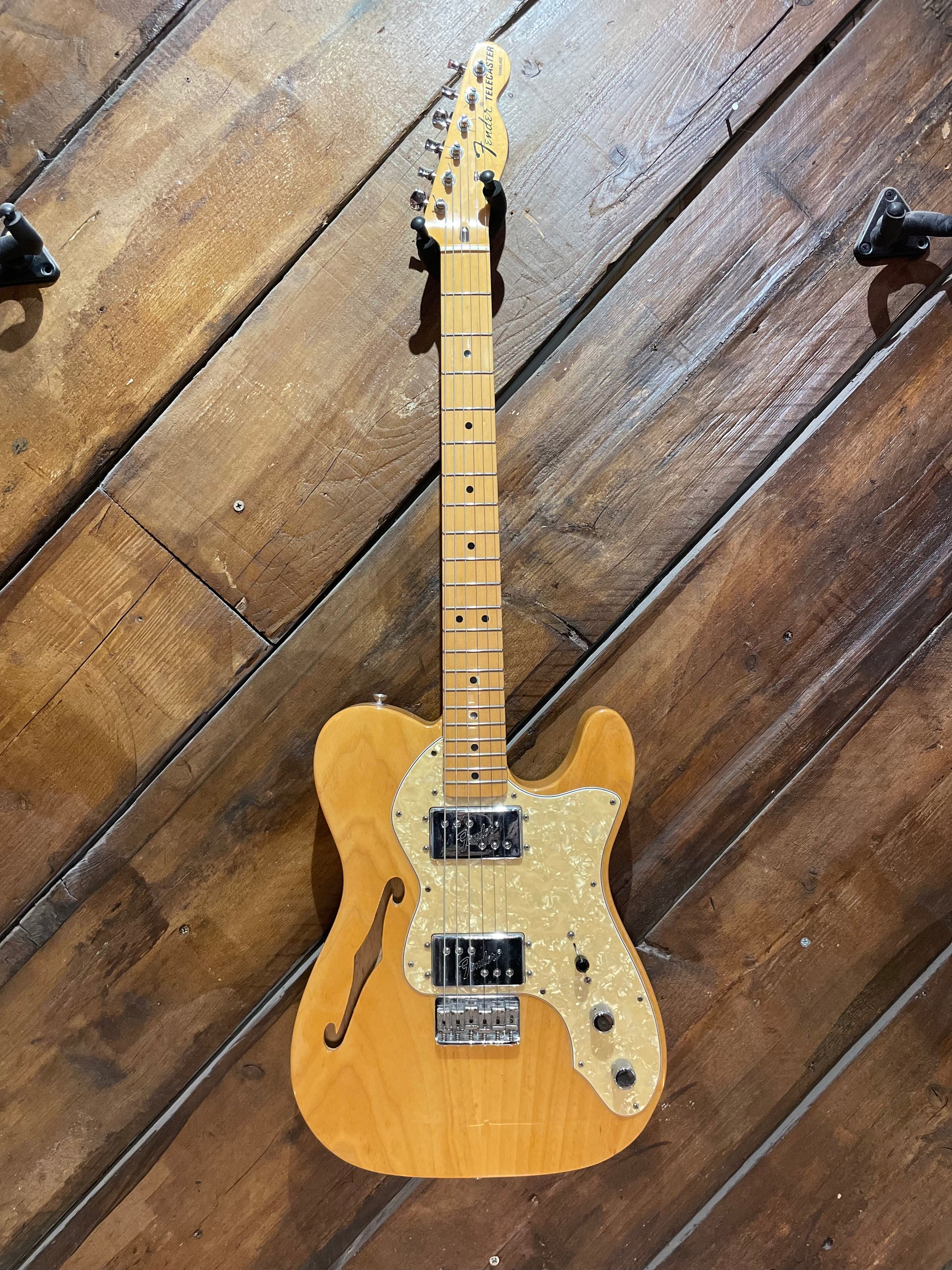 S/H 2002 Fender MIM Telecaster Thinline Deluxe, Natural