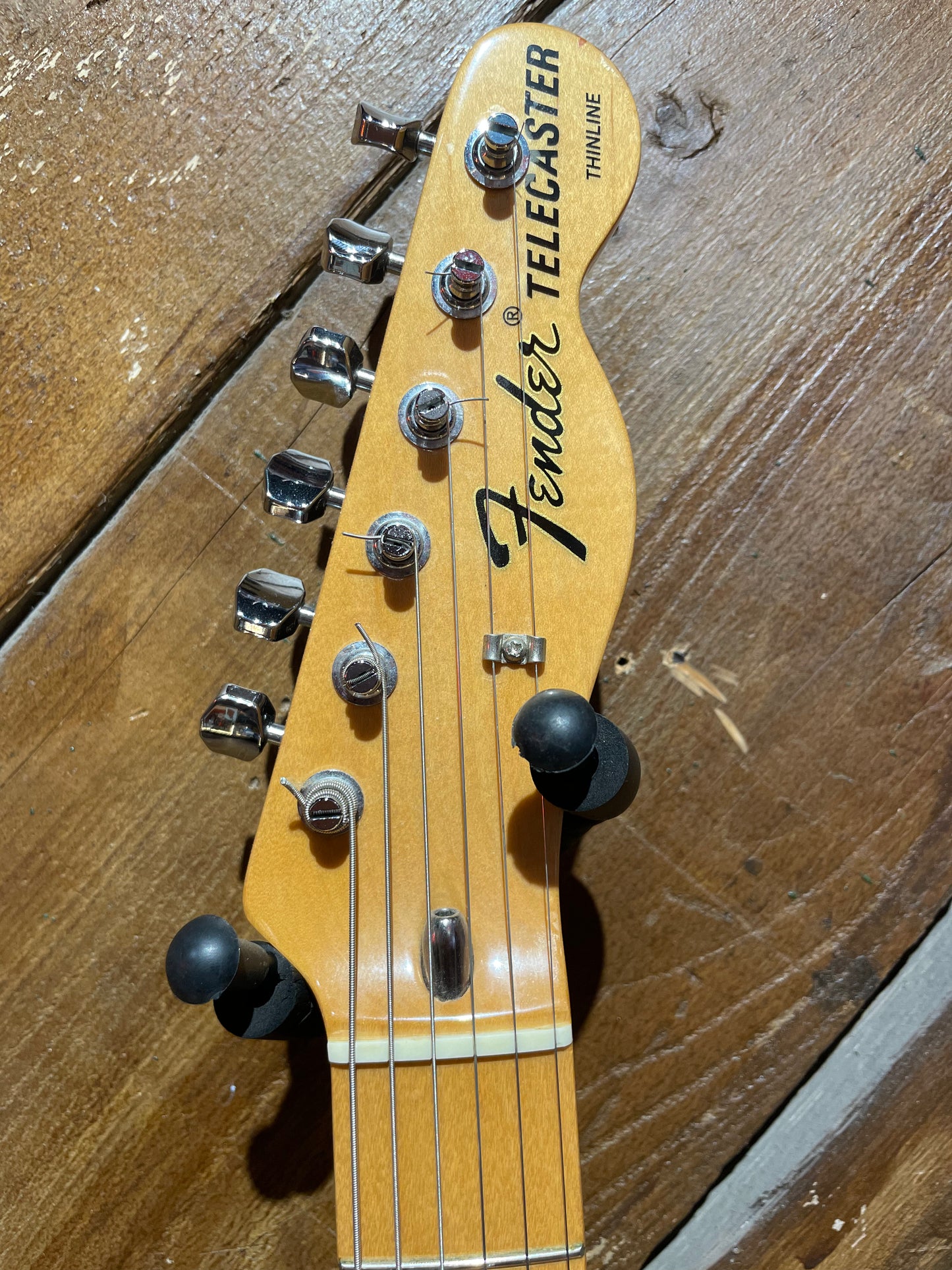 S/H 2002 Fender MIM Telecaster Thinline Deluxe, Natural