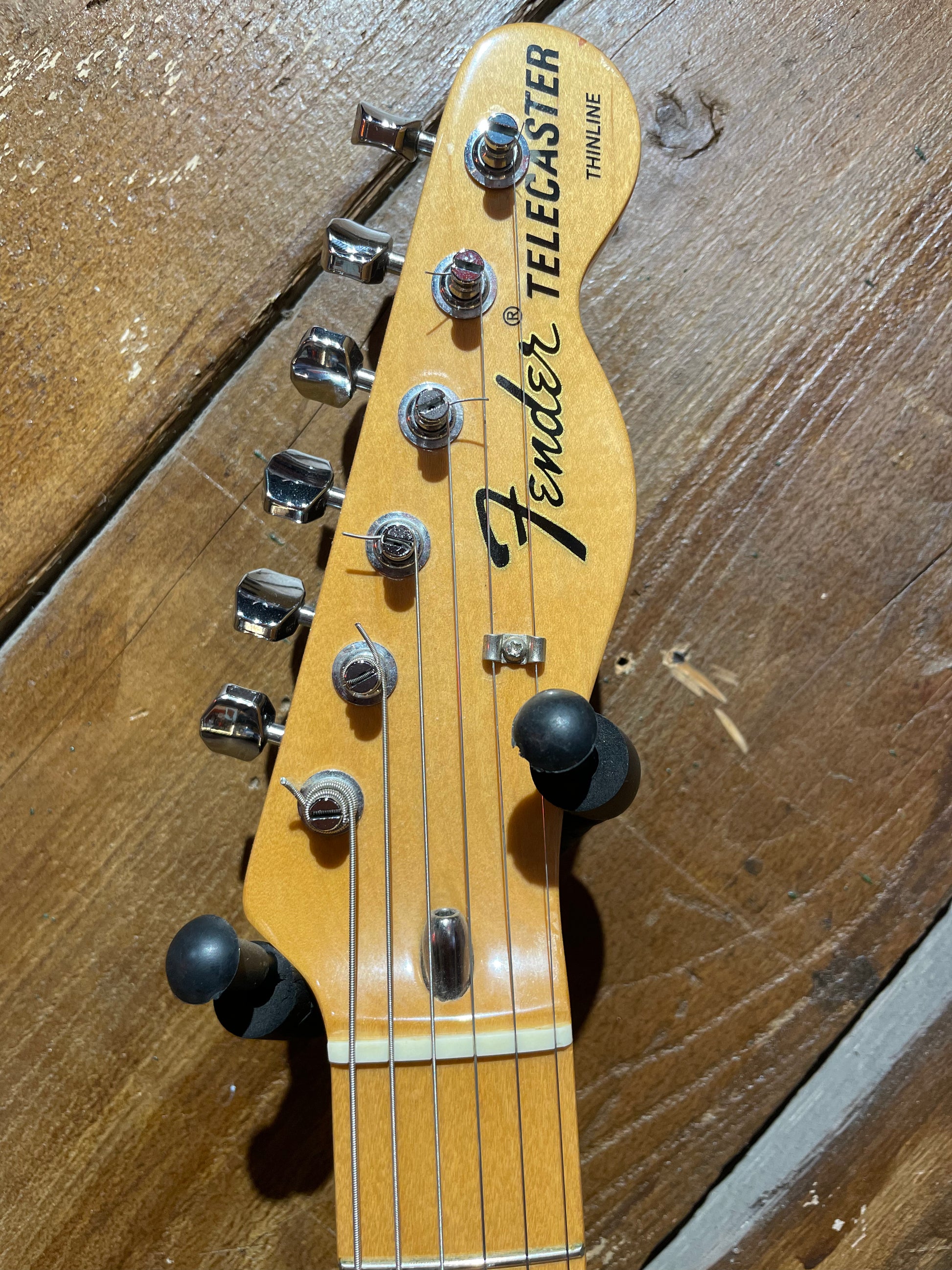 S/H 2002 Fender MIM Telecaster Thinline Deluxe, Natural