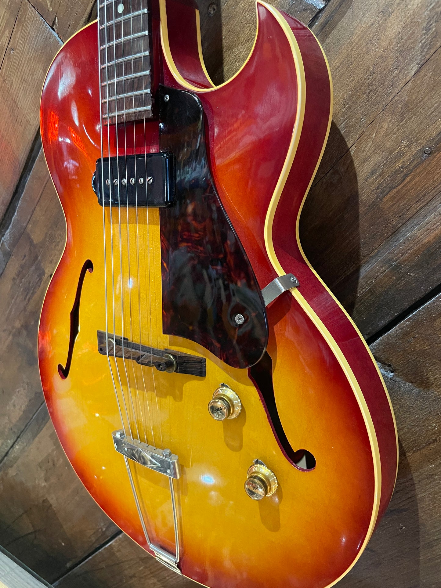 S/H 1962 Gibson ES-125TC, Cherry Sunburst
