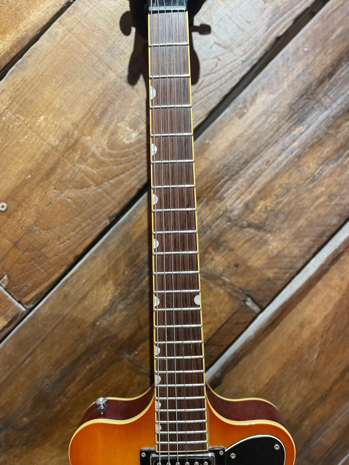 S/H Italia Maranello '61 Semi Hollow Electric Guitar, Yellow