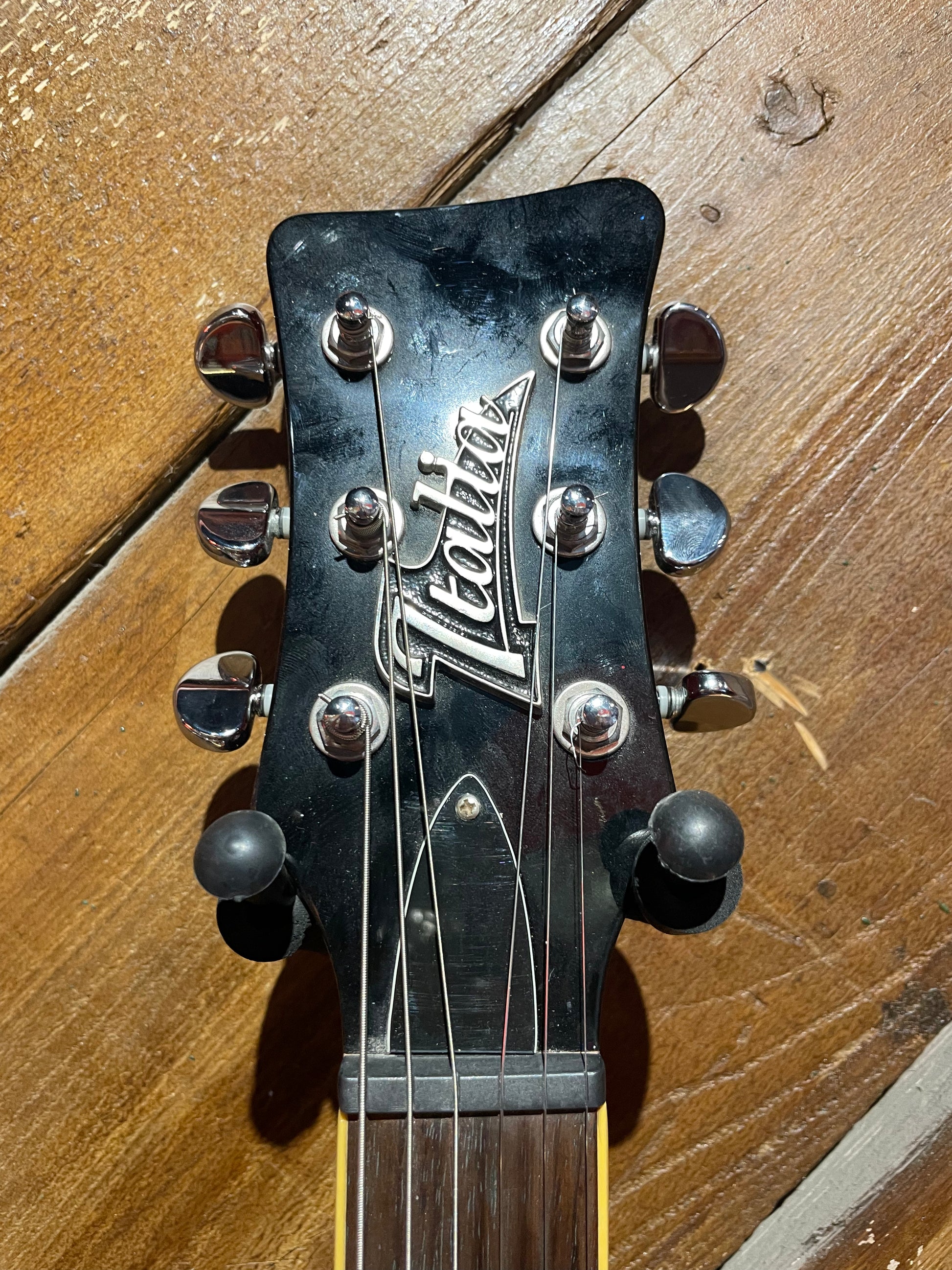 S/H Italia Maranello '61 Semi Hollow Electric Guitar, Yellow