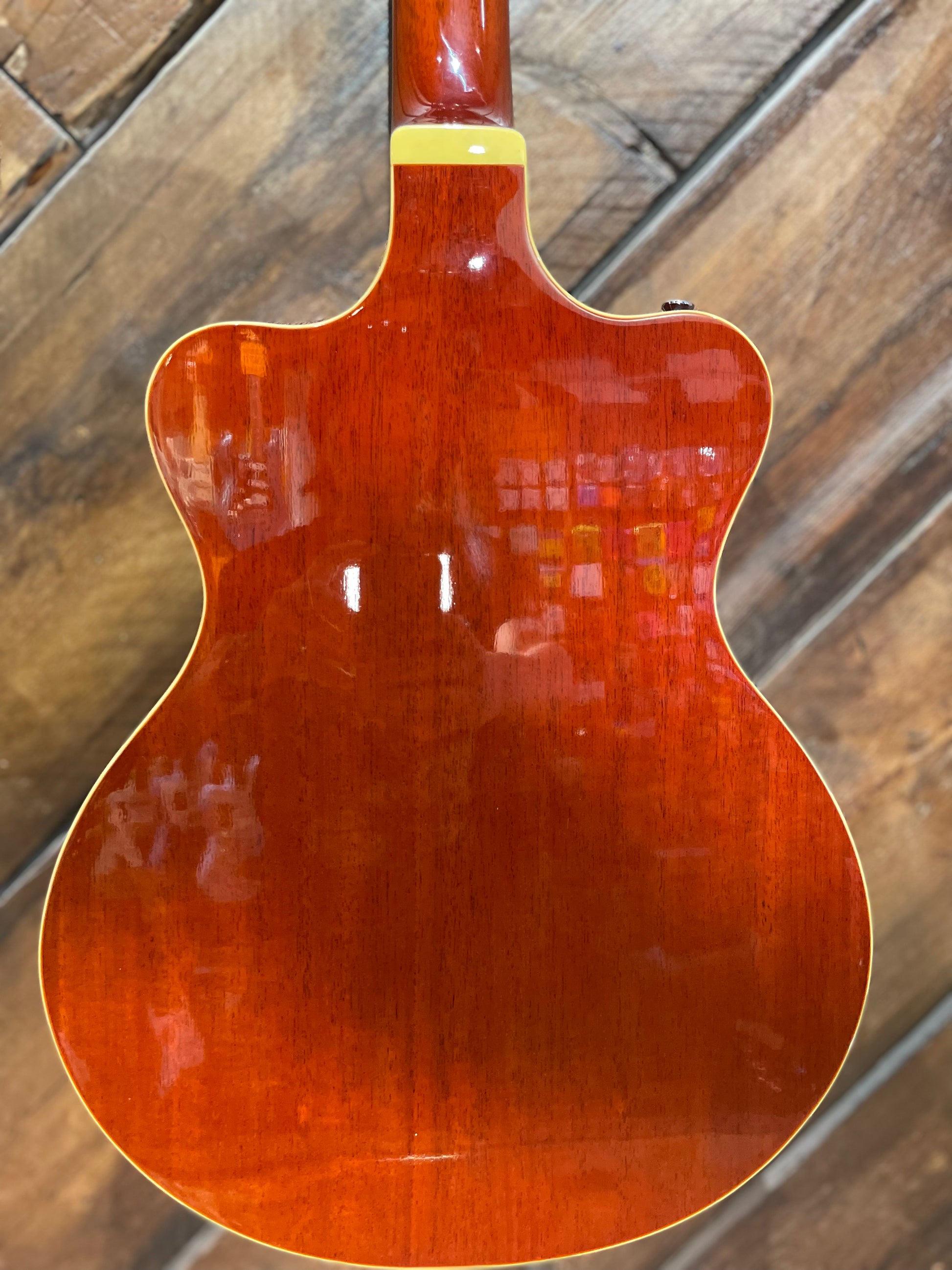 S/H Italia Maranello '61 Semi Hollow Electric Guitar, Yellow