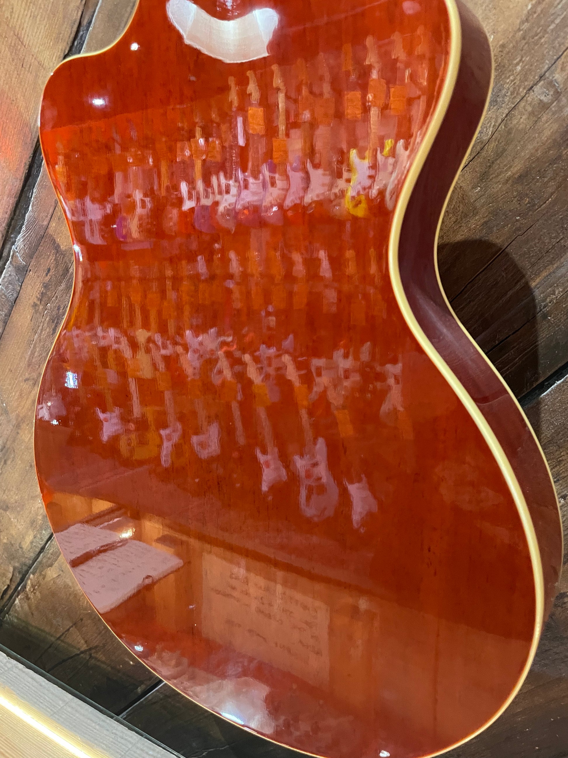 S/H Italia Maranello '61 Semi Hollow Electric Guitar, Yellow