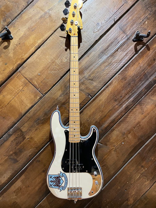 S/H 2022 Fender Steve Harris Signature Precision Bass, Olympic White