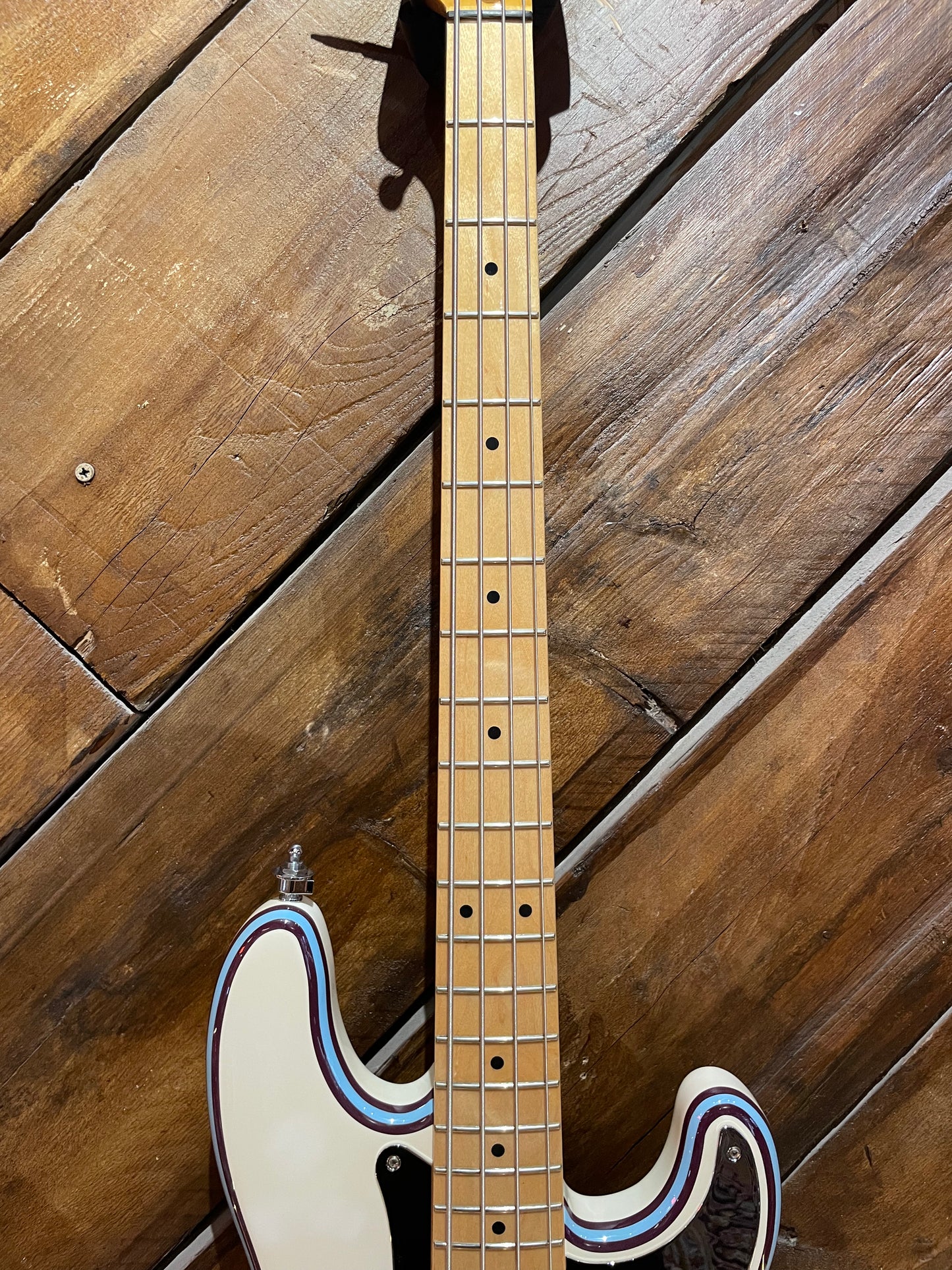 S/H 2022 Fender Steve Harris Signature Precision Bass, Olympic White