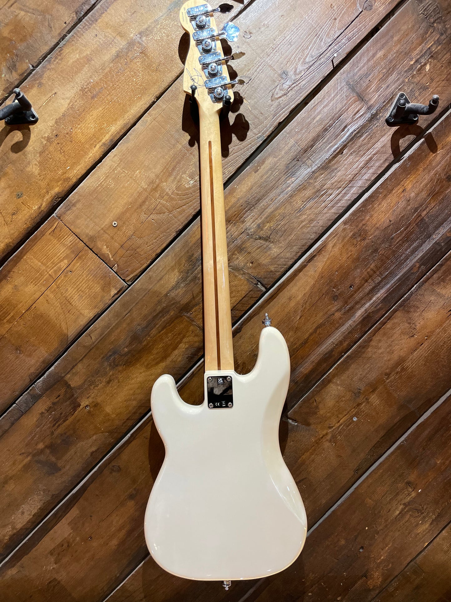 S/H 2022 Fender Steve Harris Signature Precision Bass, Olympic White