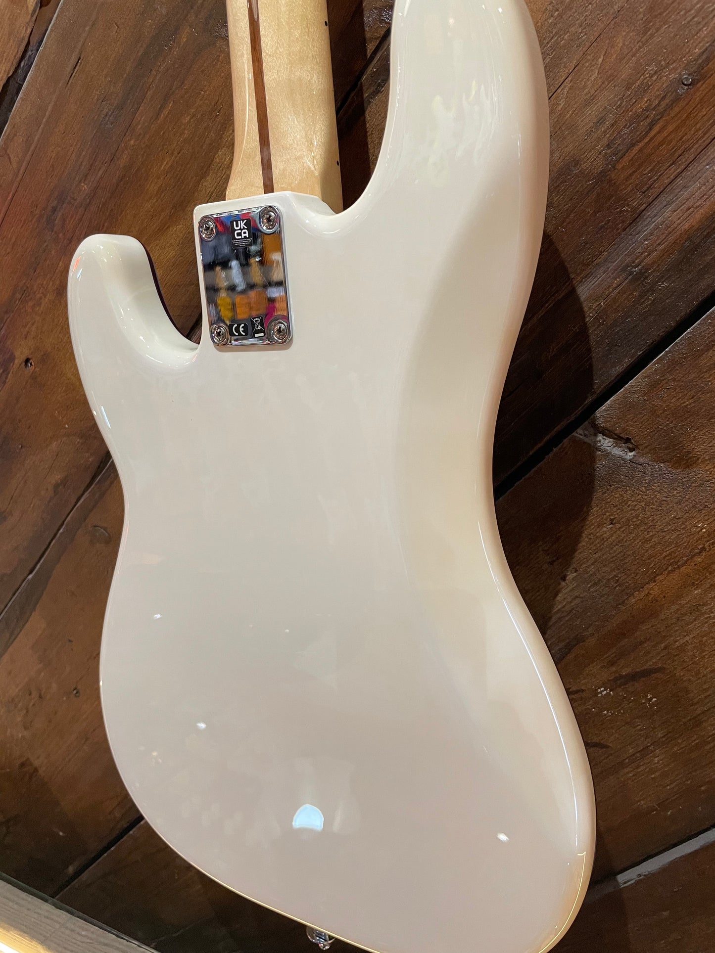S/H 2022 Fender Steve Harris Signature Precision Bass, Olympic White
