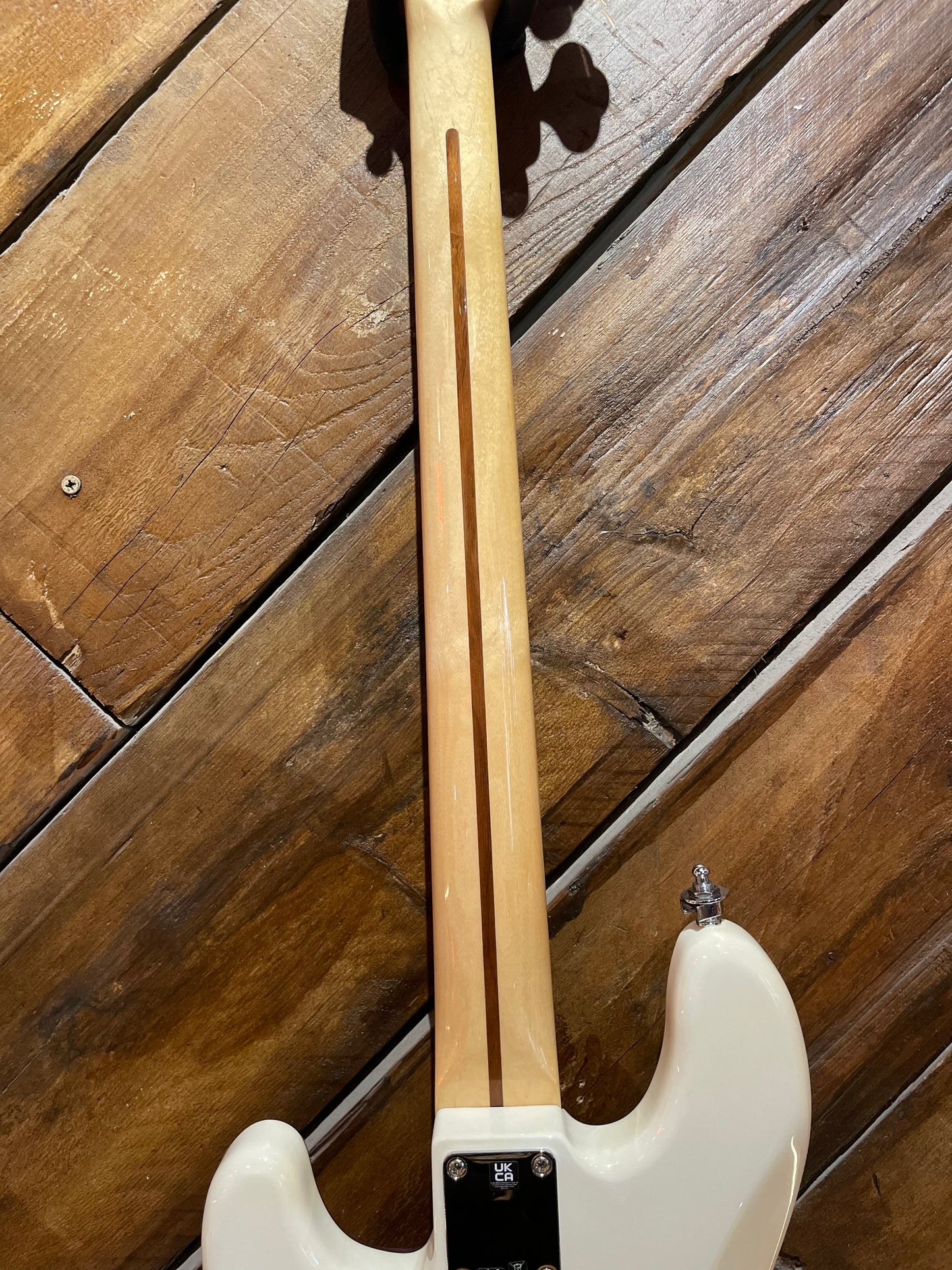 S/H 2022 Fender Steve Harris Signature Precision Bass, Olympic White