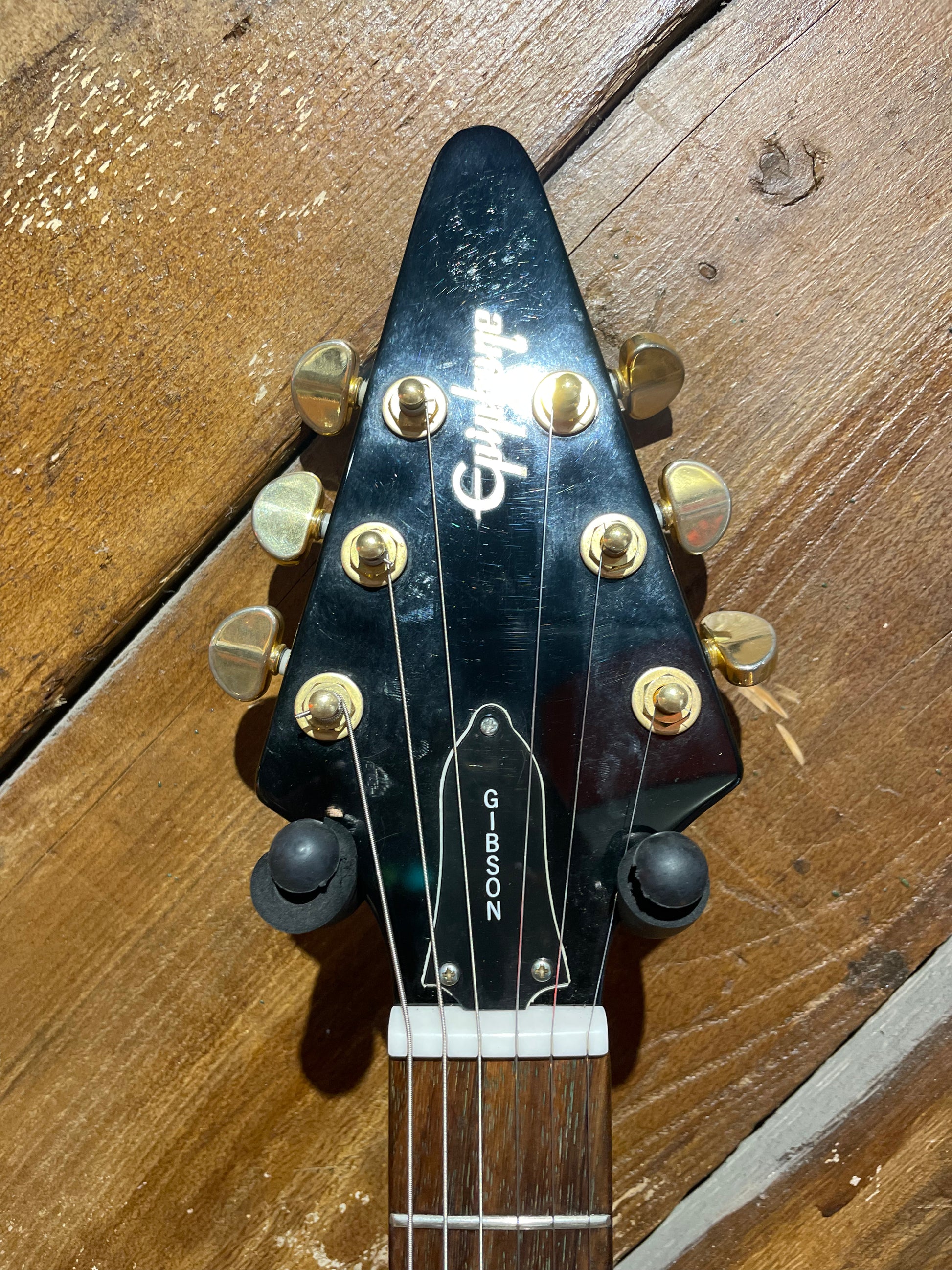 S/H Epiphone '58 Korina Flying V, Natural