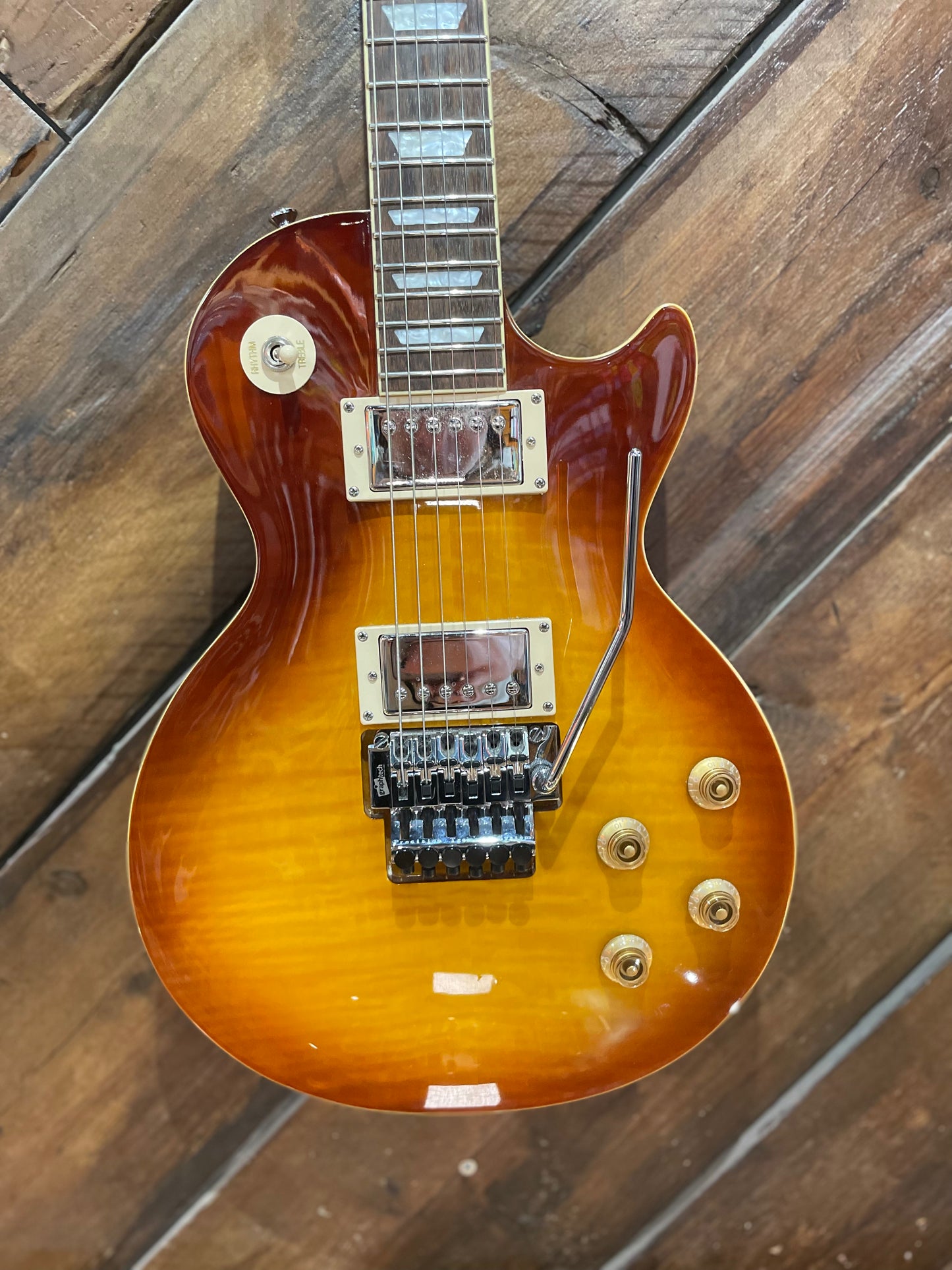S/H 2021 Epiphone Alex Lifeson Signature Les Paul Standard Axcess, Viceroy Brown
