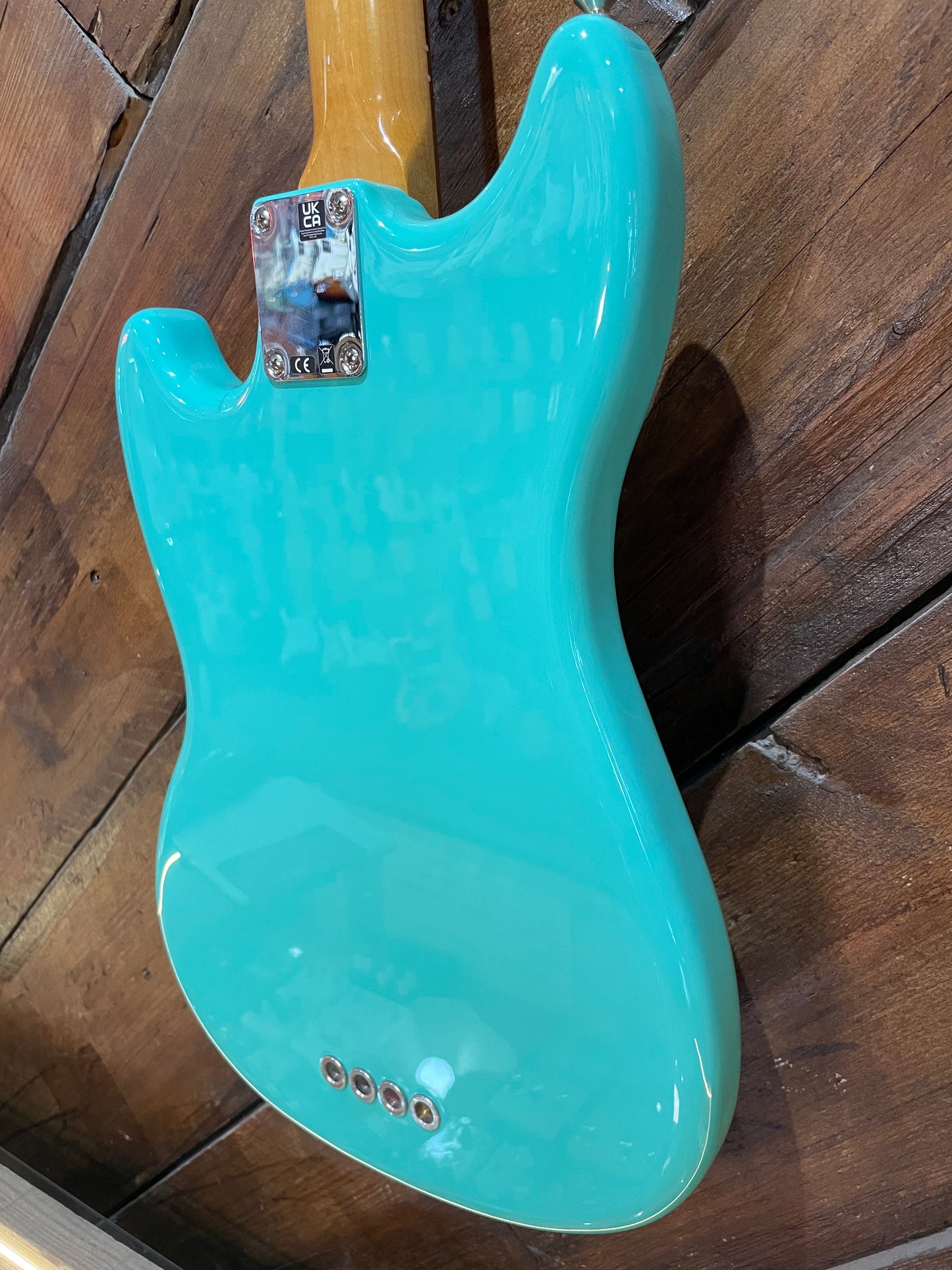S/H 2022 Fender Vintera 60s Mustang Bass, Sea Foam Green