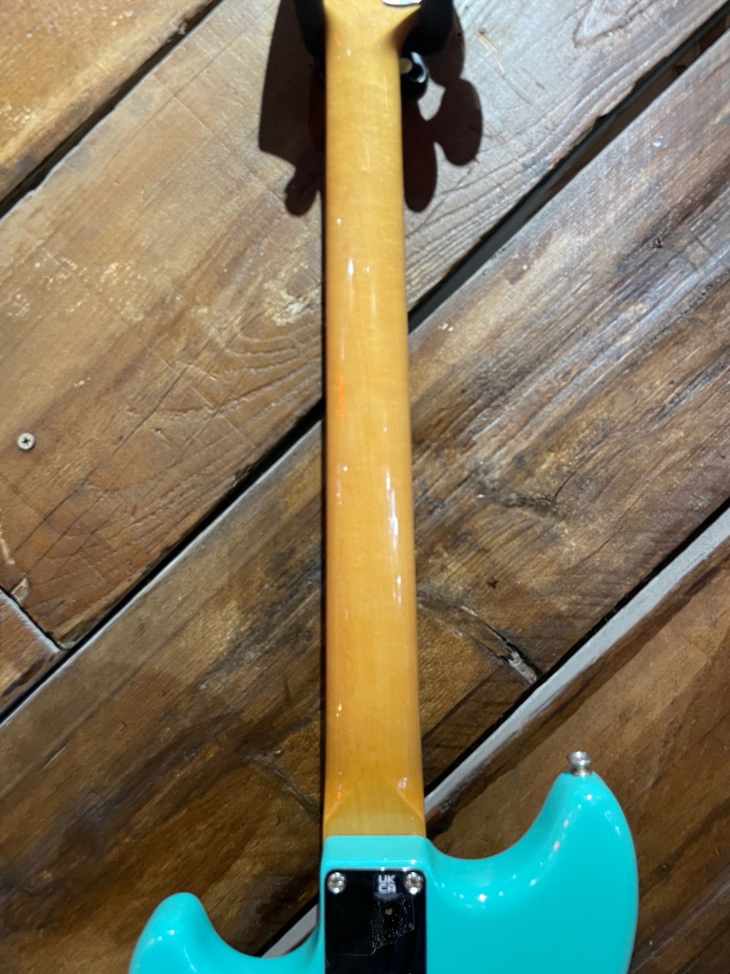 S/H 2022 Fender Vintera 60s Mustang Bass, Sea Foam Green