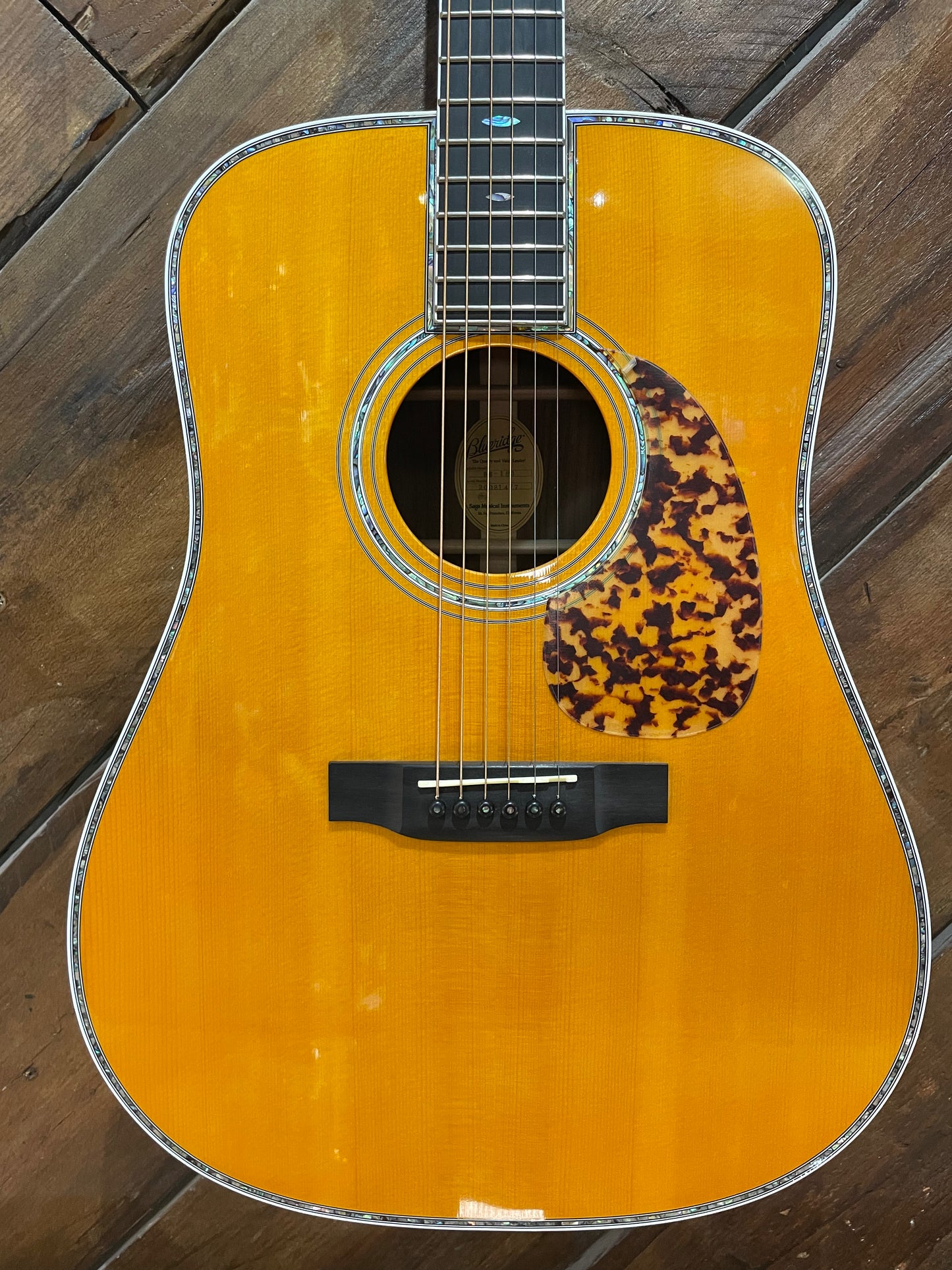 S/H Blue Ridge BR-180 Dreadnought Acoustic Guitar, Natural