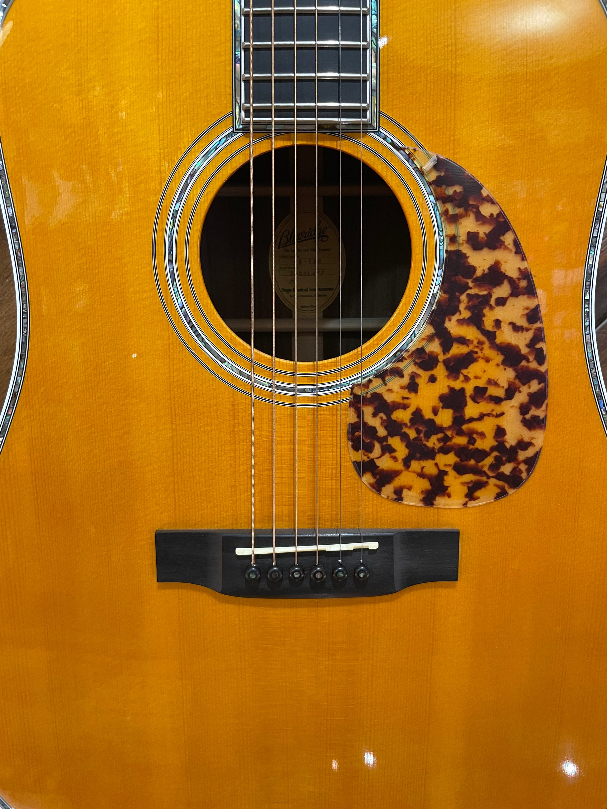 S/H Blue Ridge BR-180 Dreadnought Acoustic Guitar, Natural