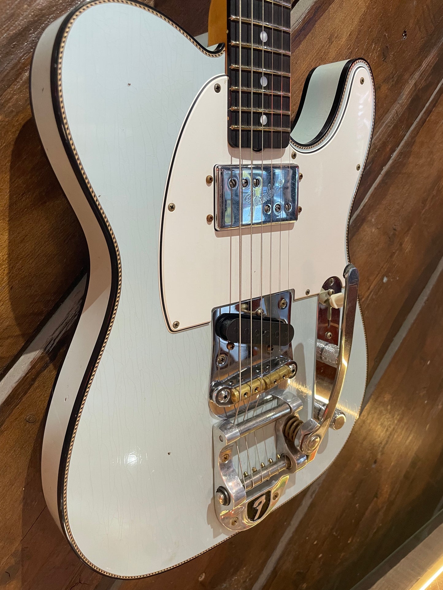 Fender Custom Shop Limited Edition Journeyman Telecaster Custom with Bigsby, Aged Sonic Blue NEW