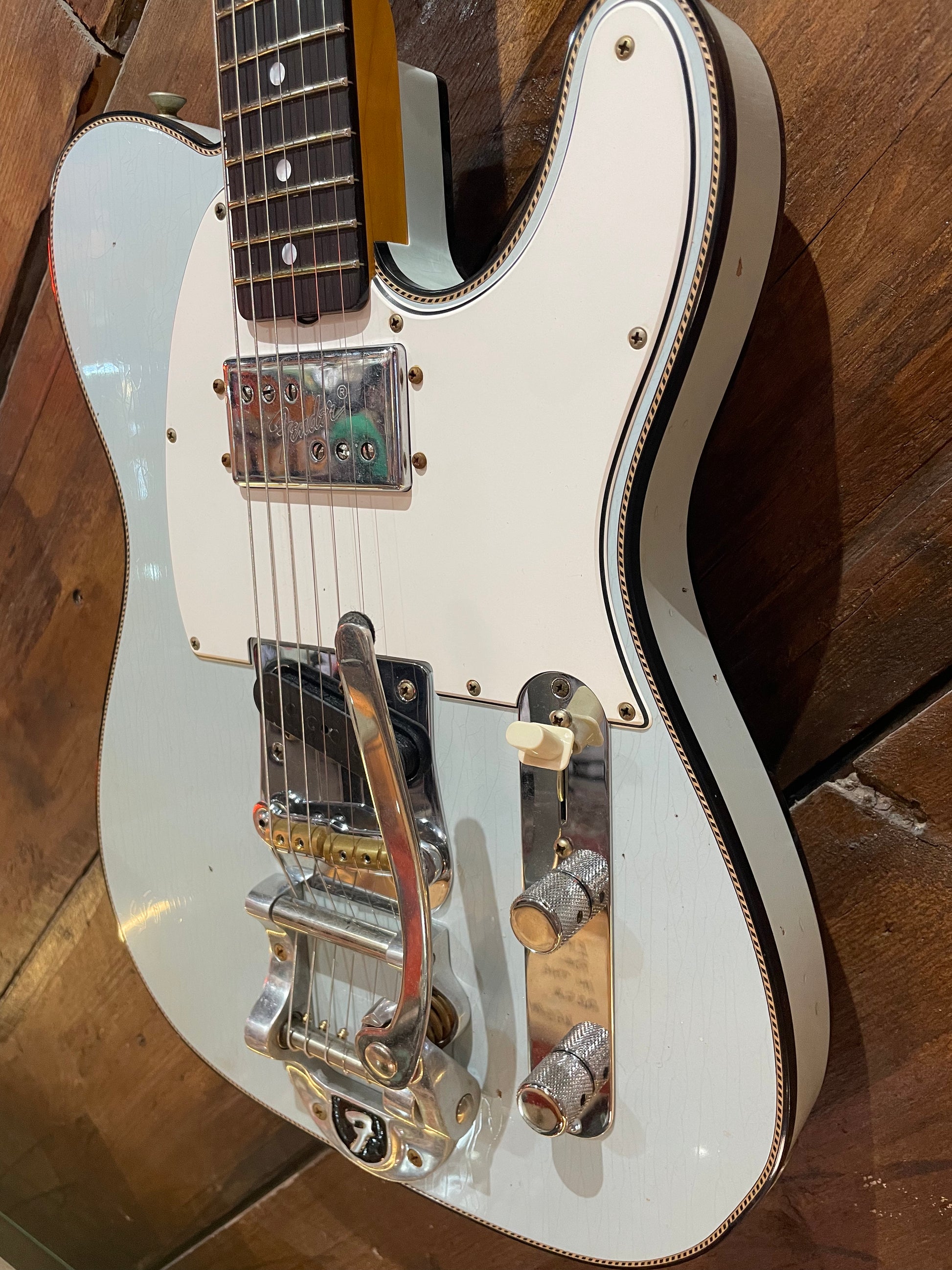 Fender Custom Shop Limited Edition Journeyman Telecaster Custom with Bigsby, Aged Sonic Blue NEW
