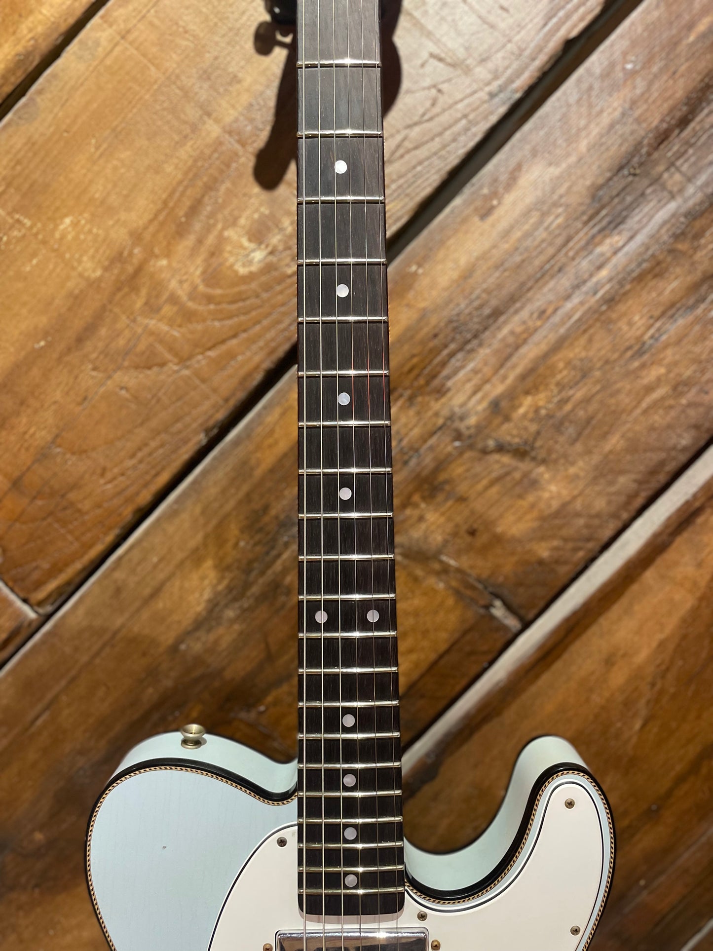 Fender Custom Shop Limited Edition Journeyman Telecaster Custom with Bigsby, Aged Sonic Blue NEW