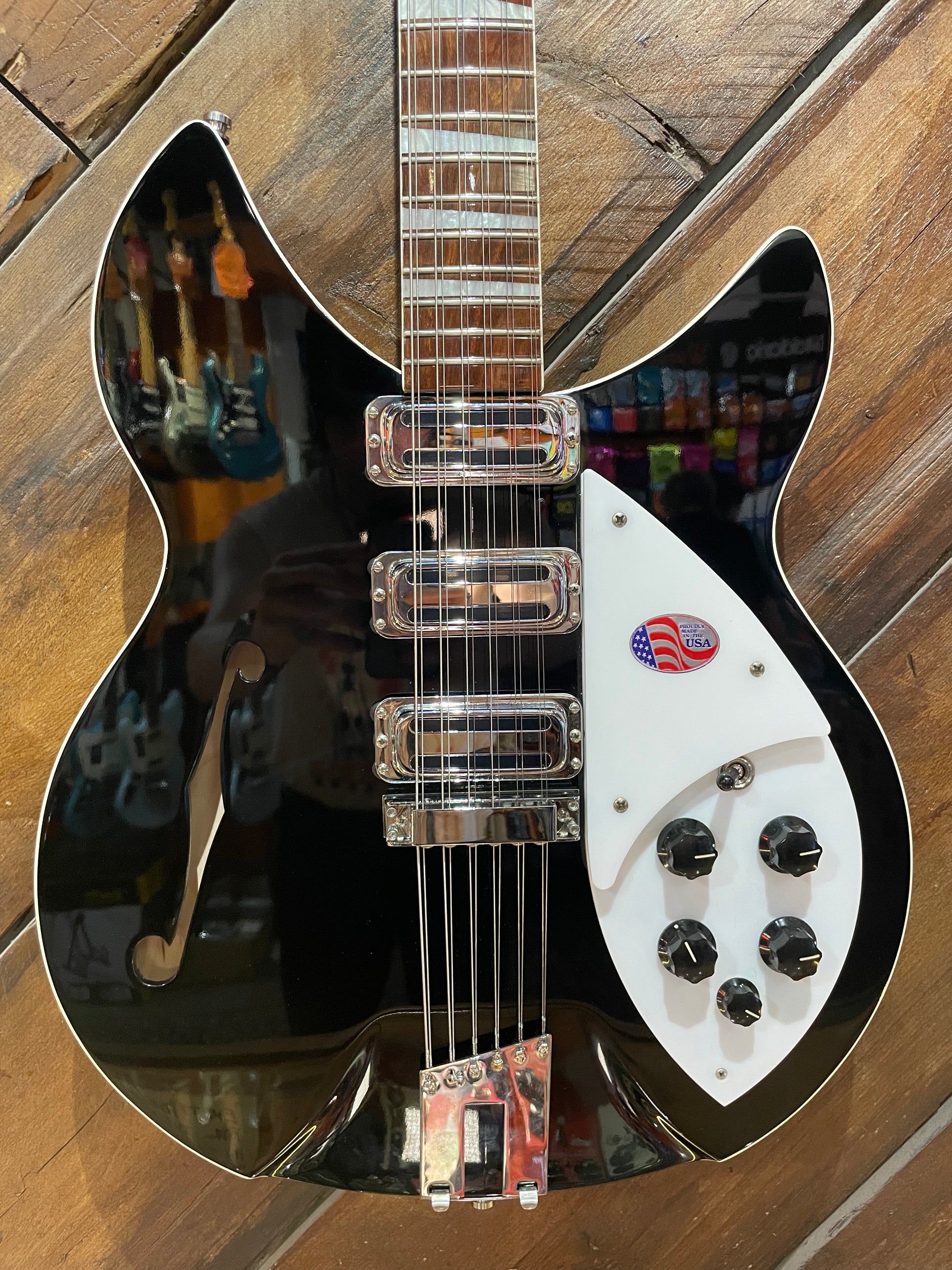 S/H 2024 Rickenbacker 1993 PLUS 330/12 12-String Electric Guitar, Jetglo